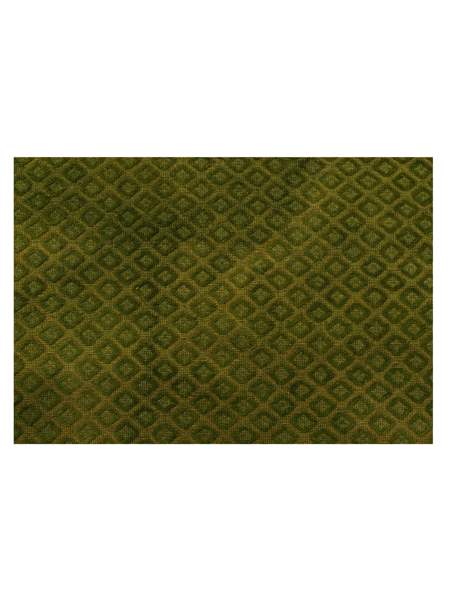 Vintage 104562 Green 6.6x8 Hand Knotted Rug