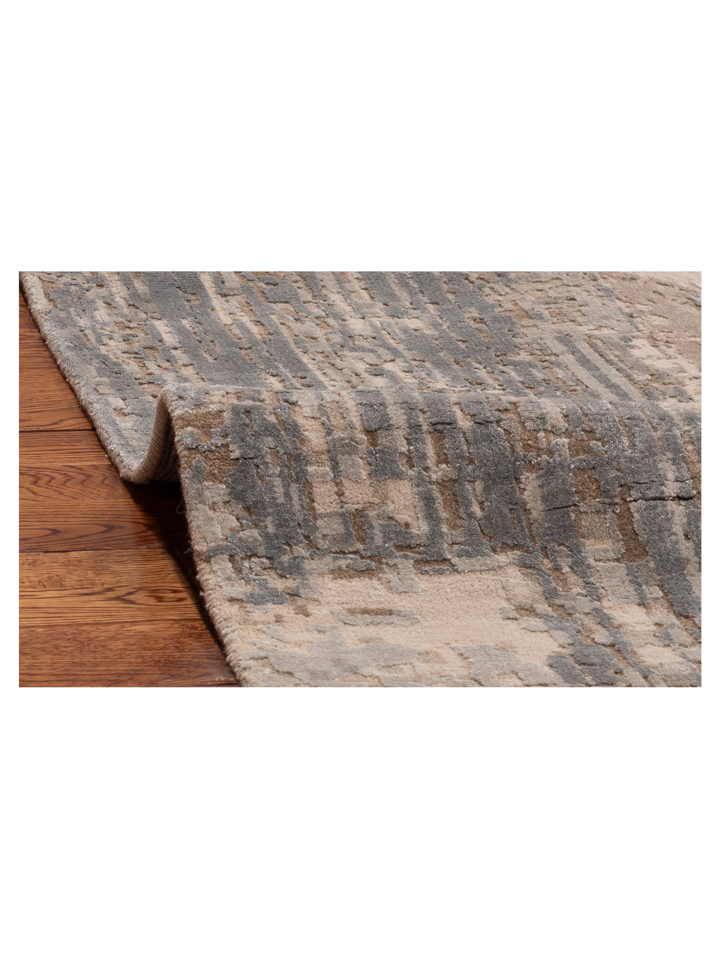 Tibetino 154837 Gray Beige 9x11.11 Hand Knotted Rug
