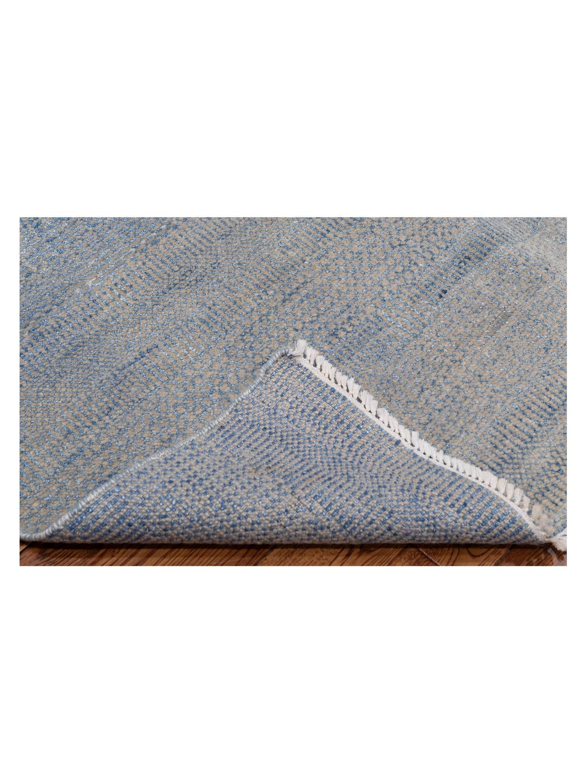Agra 127535 Blue 9.9x13.10 Hand Knotted Rug