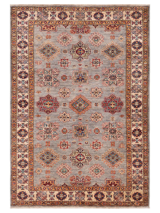 Nomad Kazak  Light Gray Ivory 