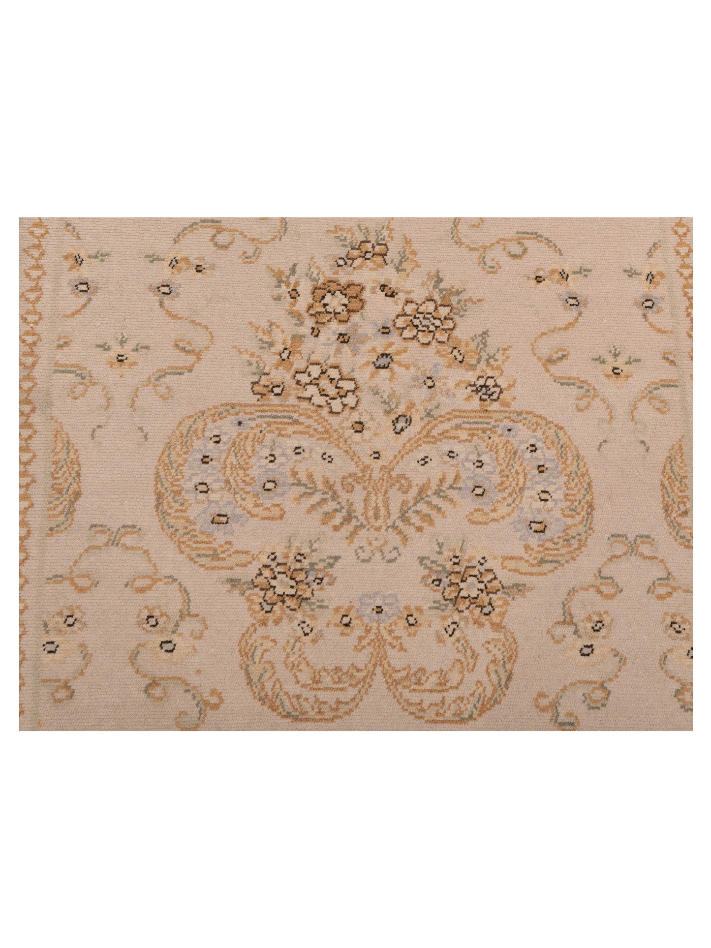 Bouquet 107524 Beige 3x5.11 Hand Knotted Rug