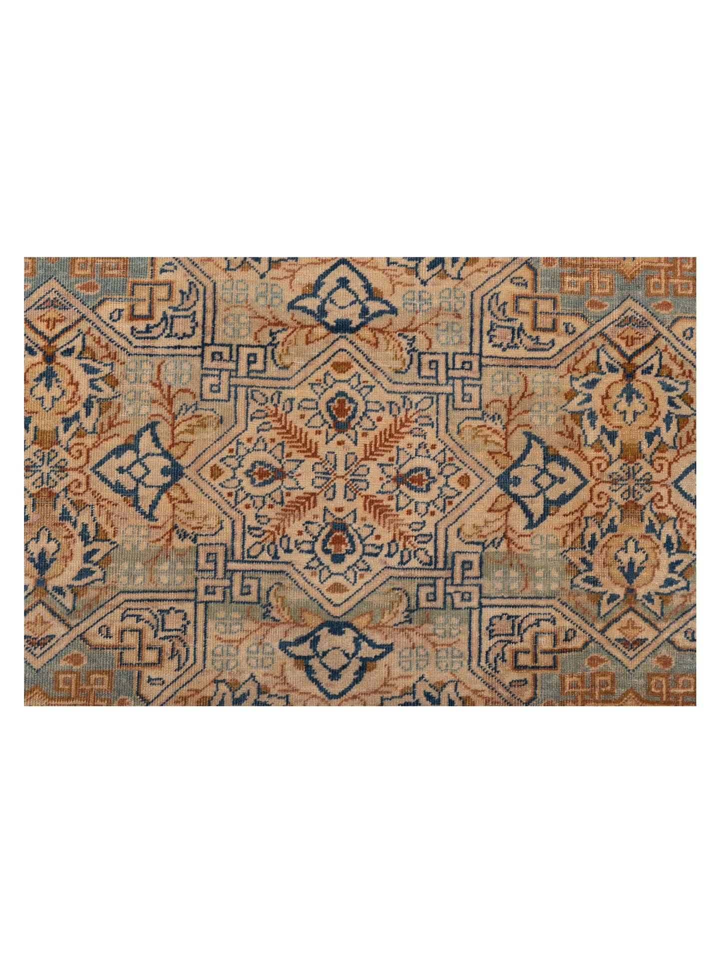 Persian 93388 Silver Brown 9.4x12.6 Hand Knotted Rug