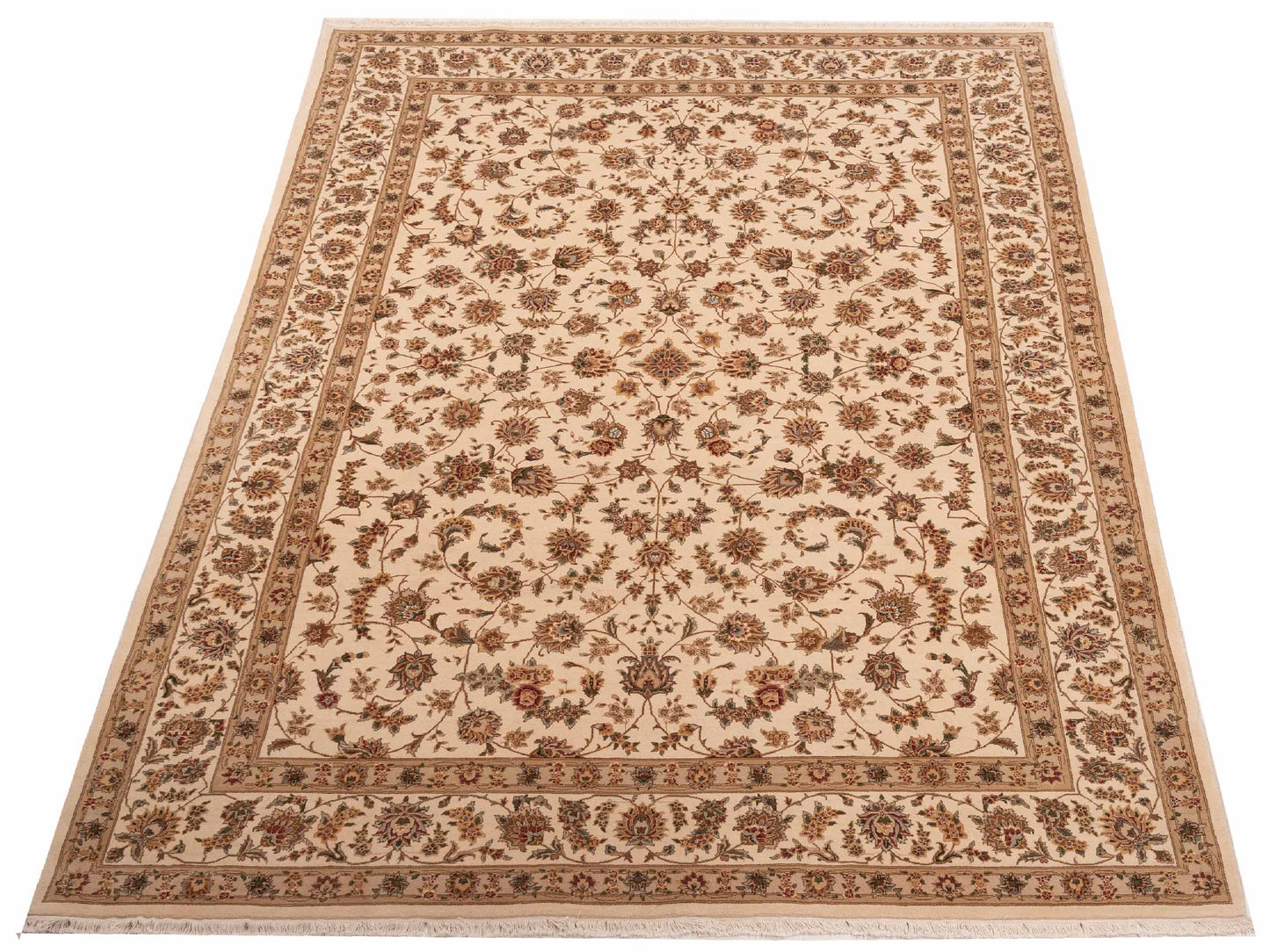 Magnolia 121064 Ivory Ivory 9x12 Hand Knotted Rug