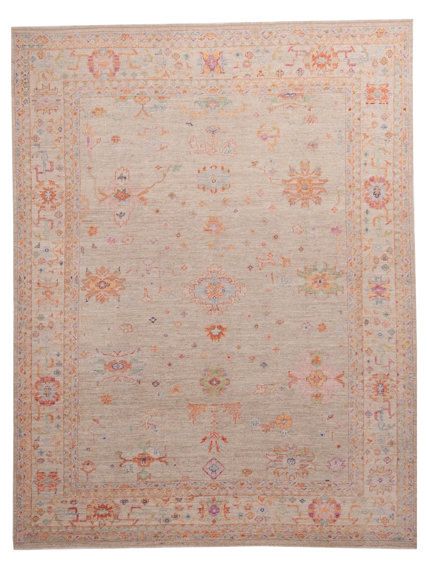 Anadol Angora Oushak  Beige Beige Traditional
