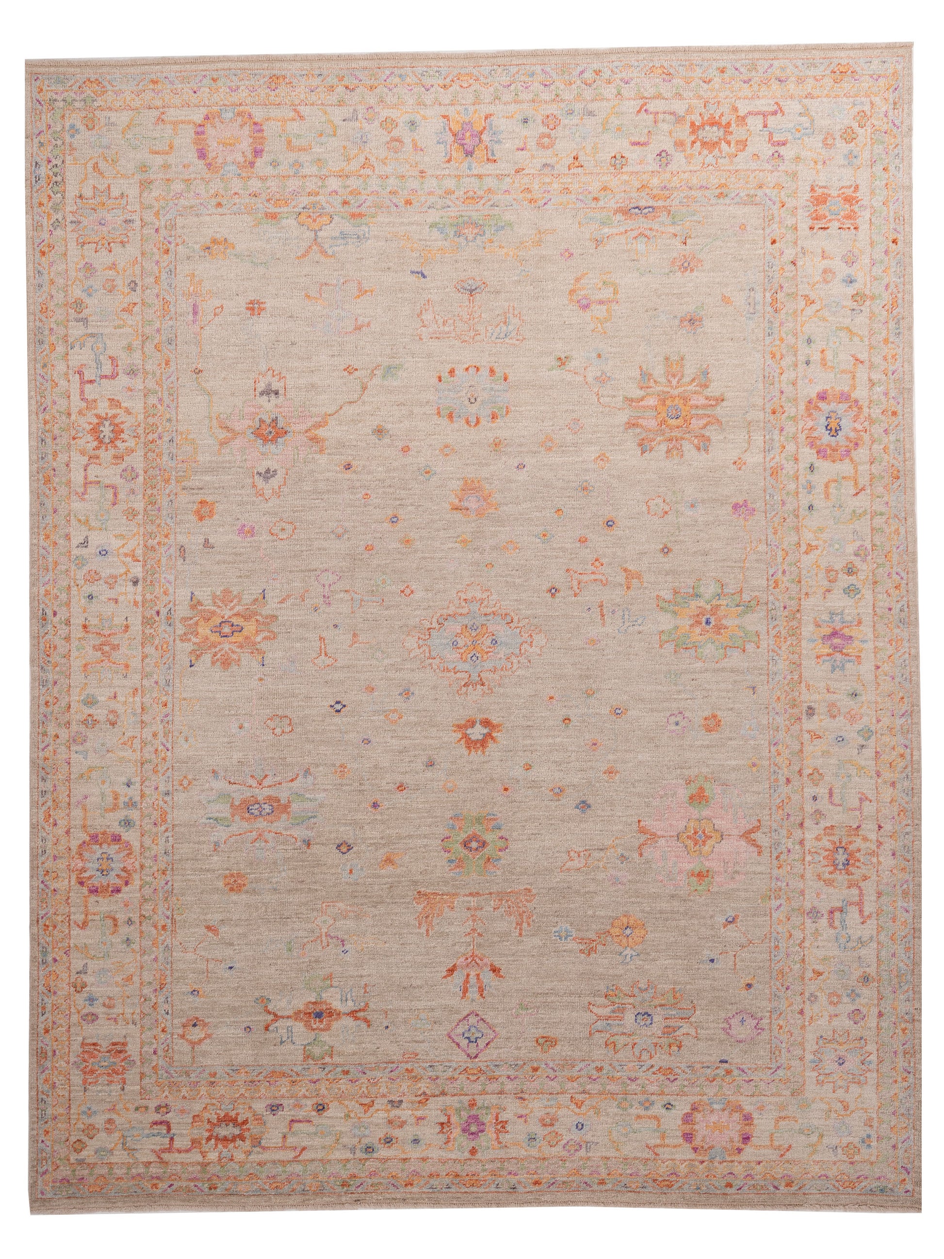 Anadol Angora Oushak  Beige Beige Traditional