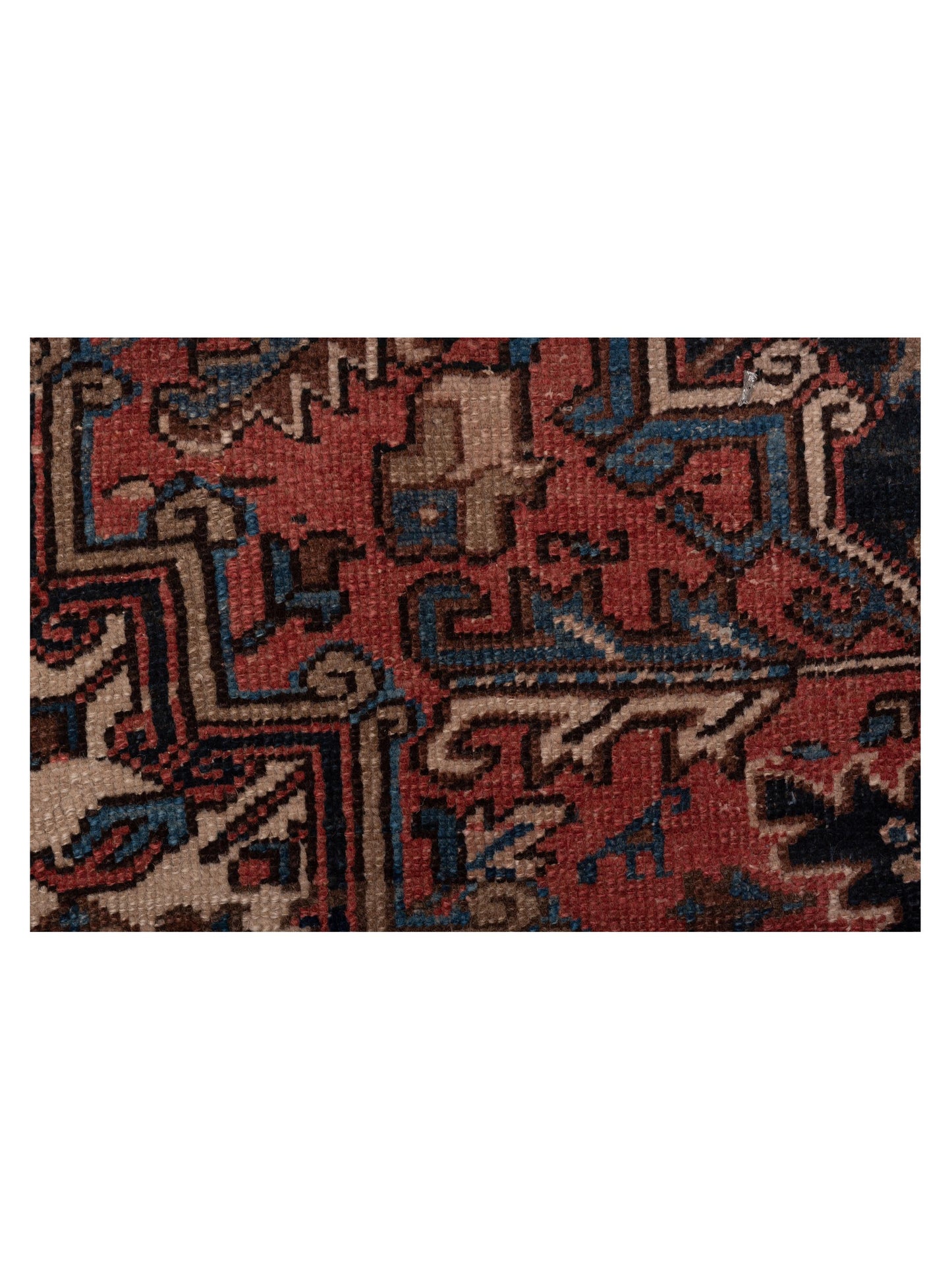 Persian 108066 Rust Navy 7.3x10.4 Hand Knotted Rug