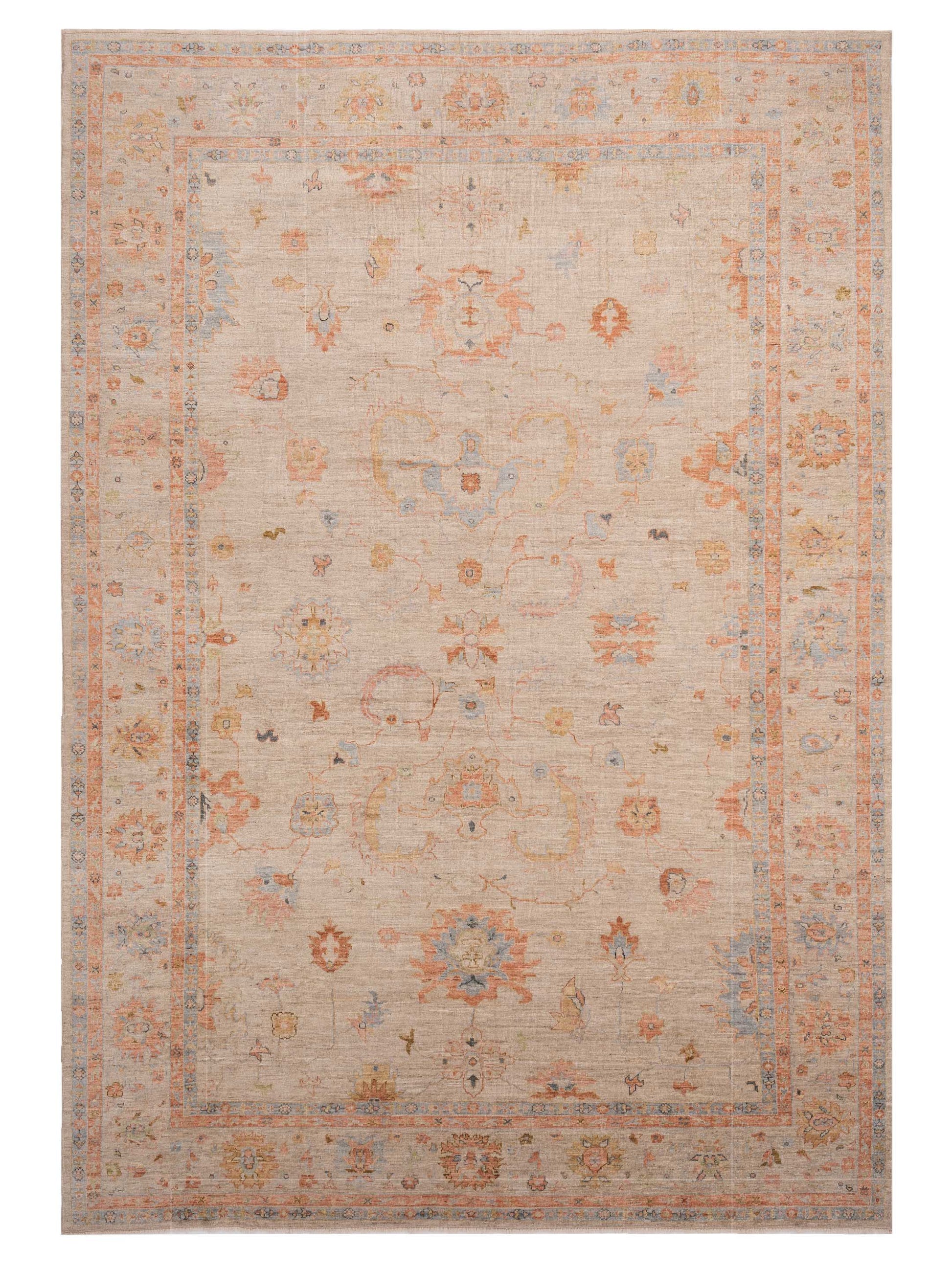 Anadol Angora Oushak  Beige Light Brown Traditional