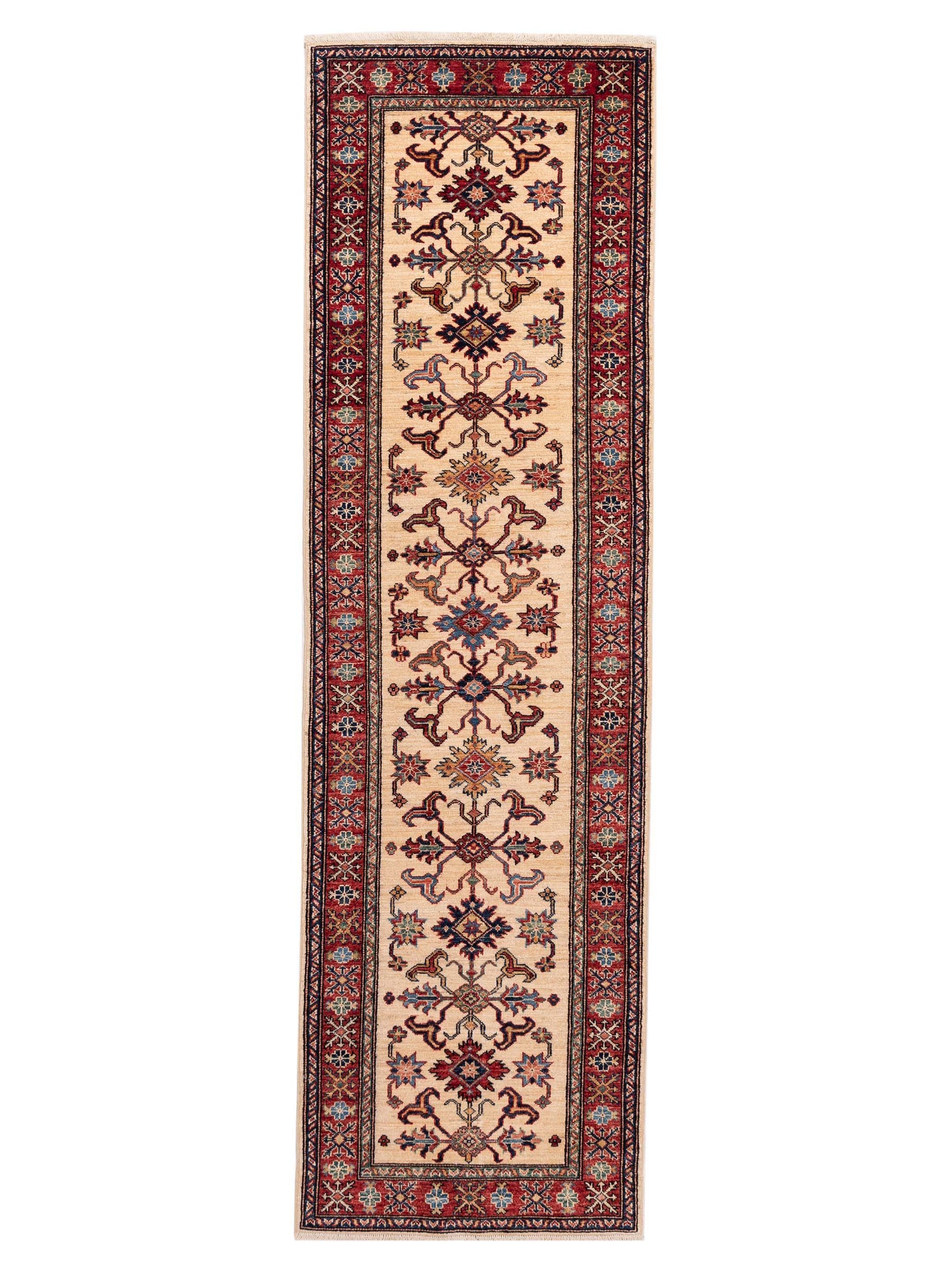 Nomad Super Kazak  Ivory Red Tribal