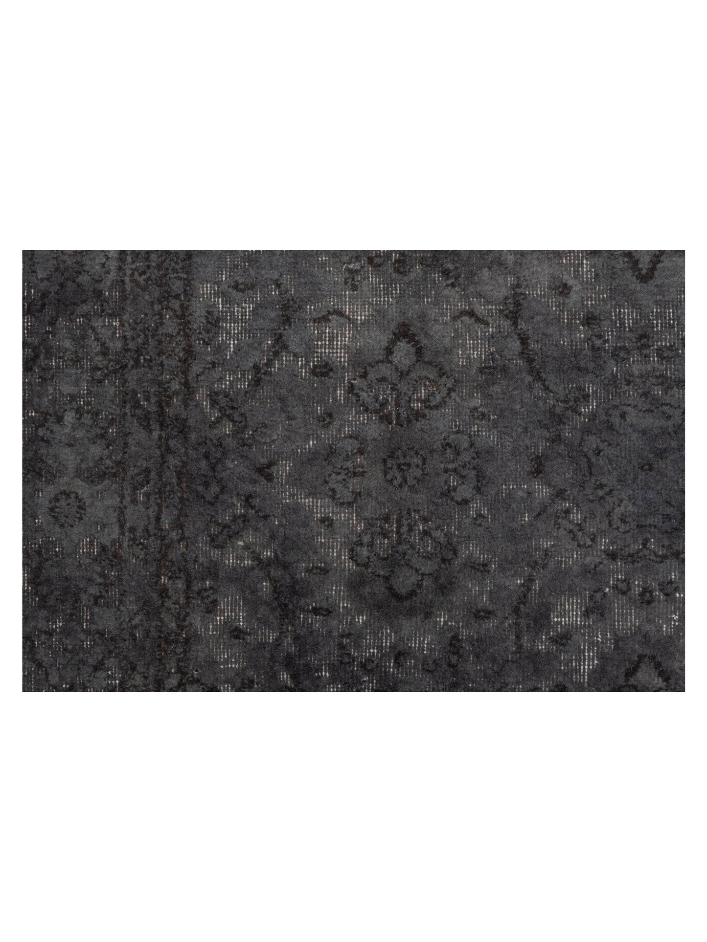 Vintage 114988 Gray 7x10.4 Hand Knotted Rug