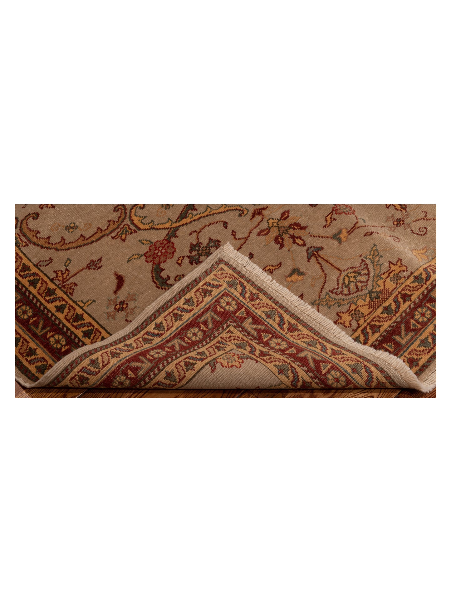 Antique Loom 108020 Silver Red 4x6 Hand Knotted Rug