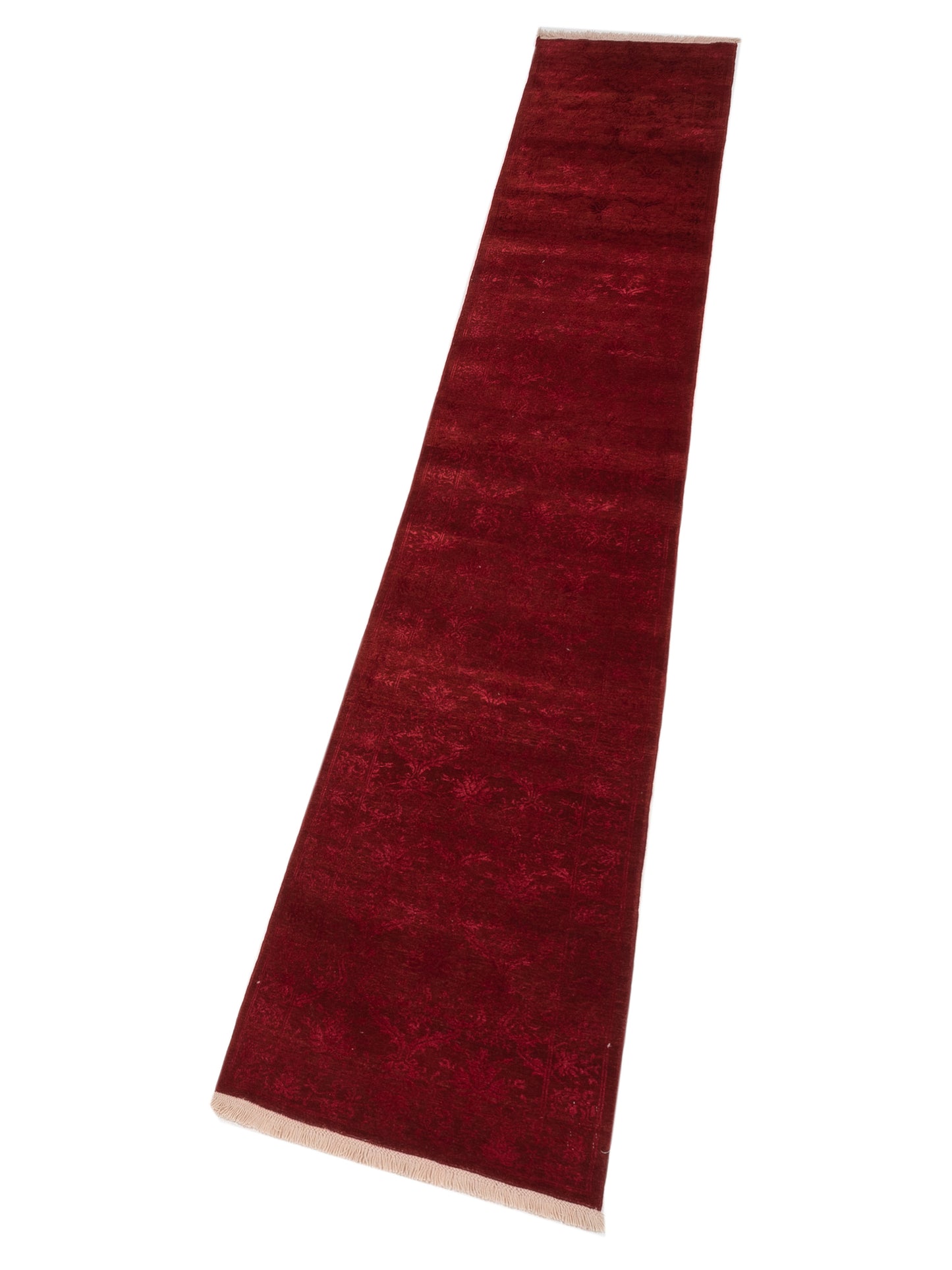 Defne Begonia Red Red 2.9x15.10 Hand Knotted Rug