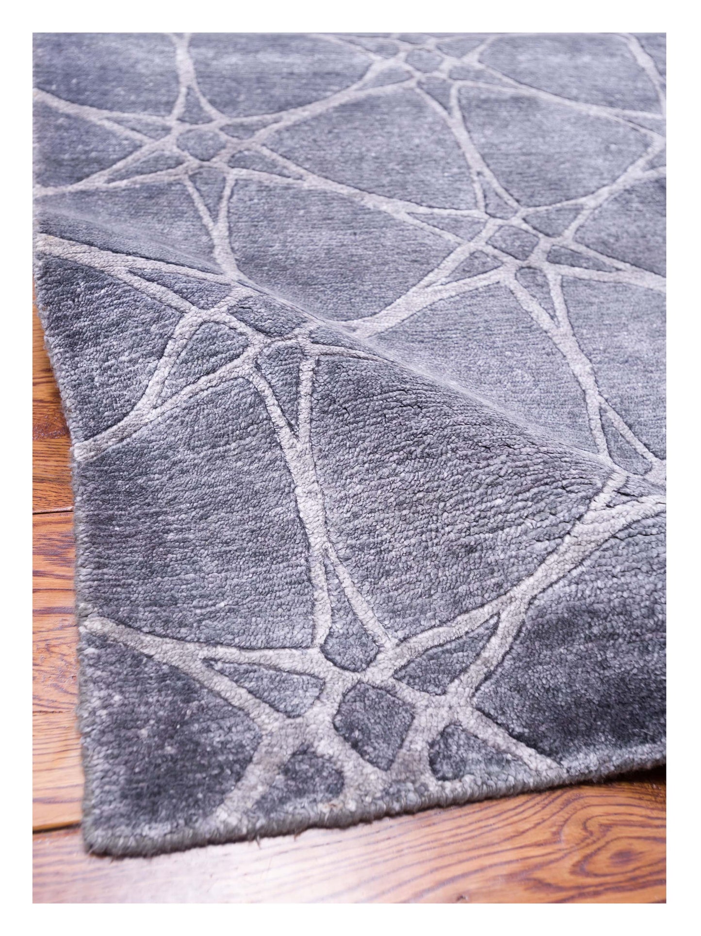 Tibetino 120493 Dark Gray 4.2x6.1 Hand Knotted Rug