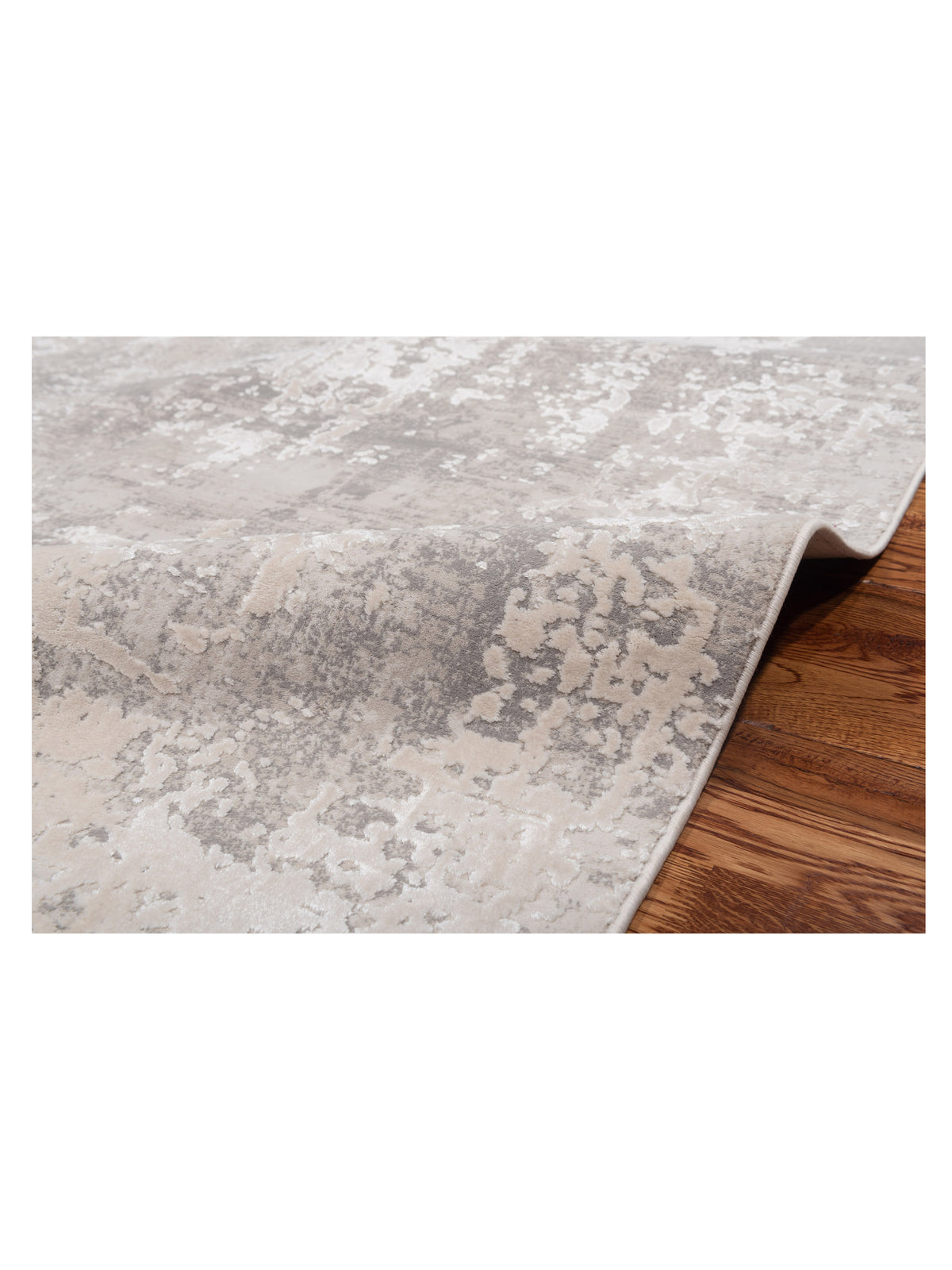 Palermo 130402 Silver Silver 6.7x9.6 Machine Made Rug
