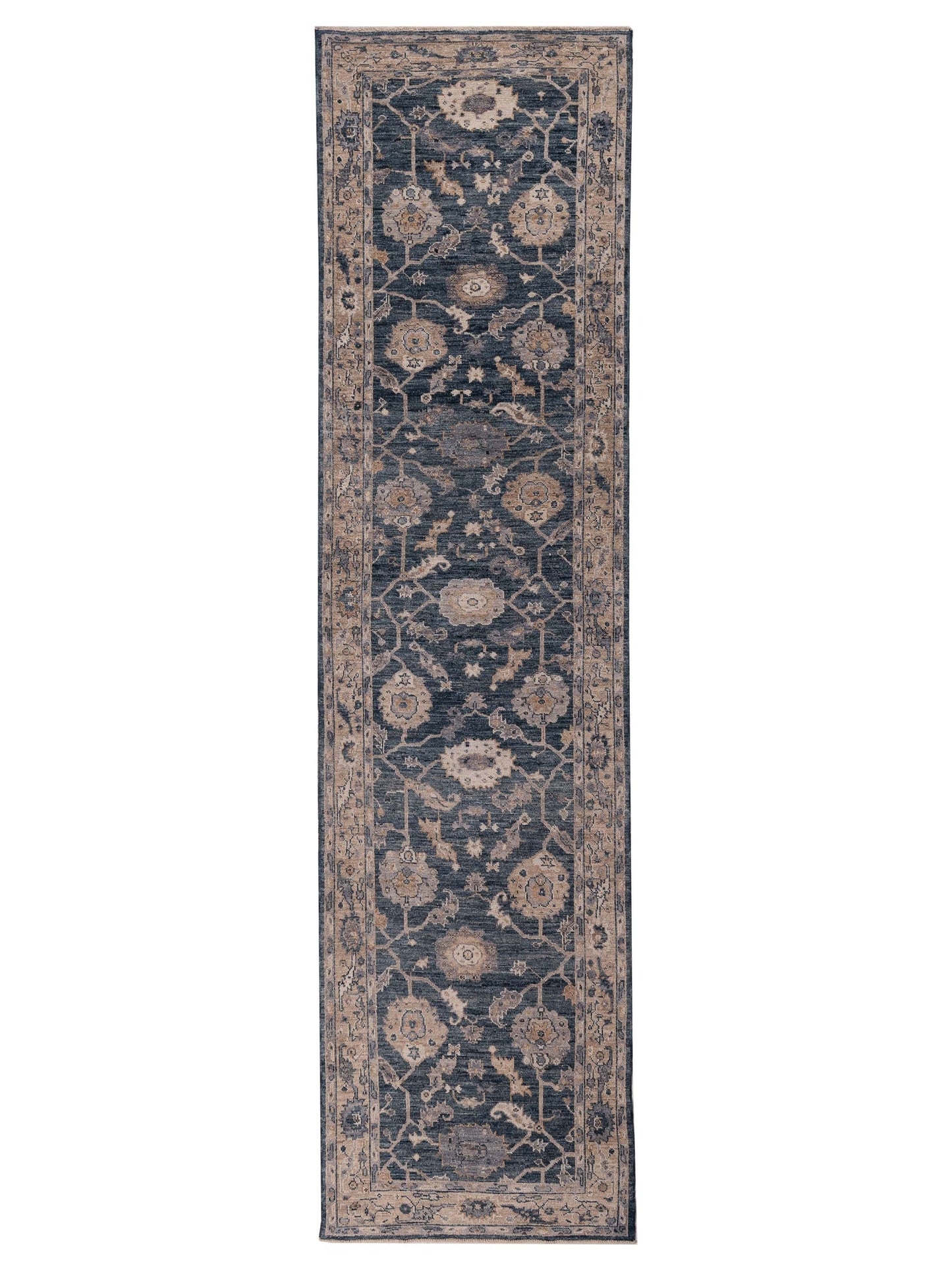 Anadol Angora Oushak  Blue Cream Traditional