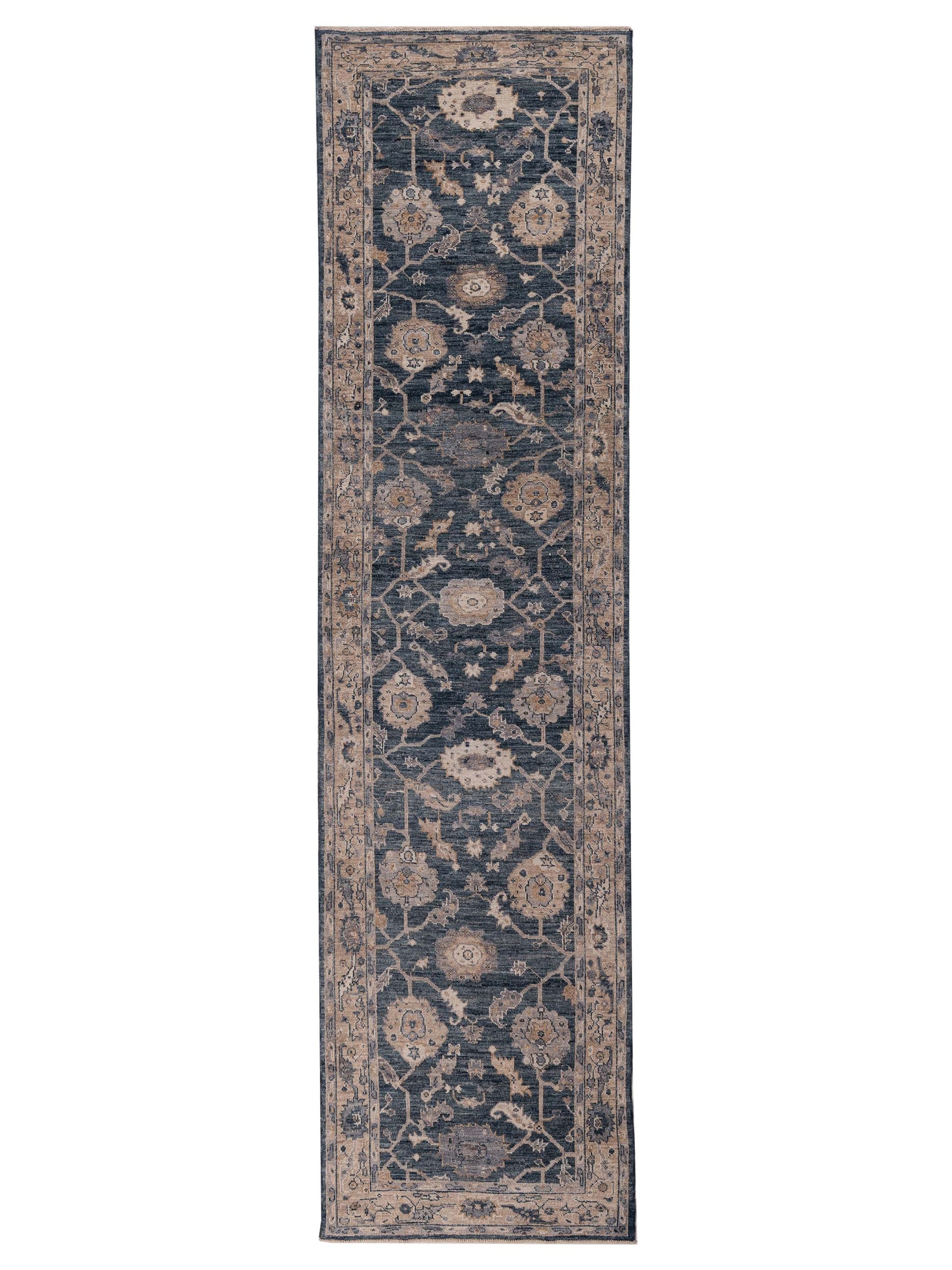Anadol Angora Oushak  Blue Cream Traditional