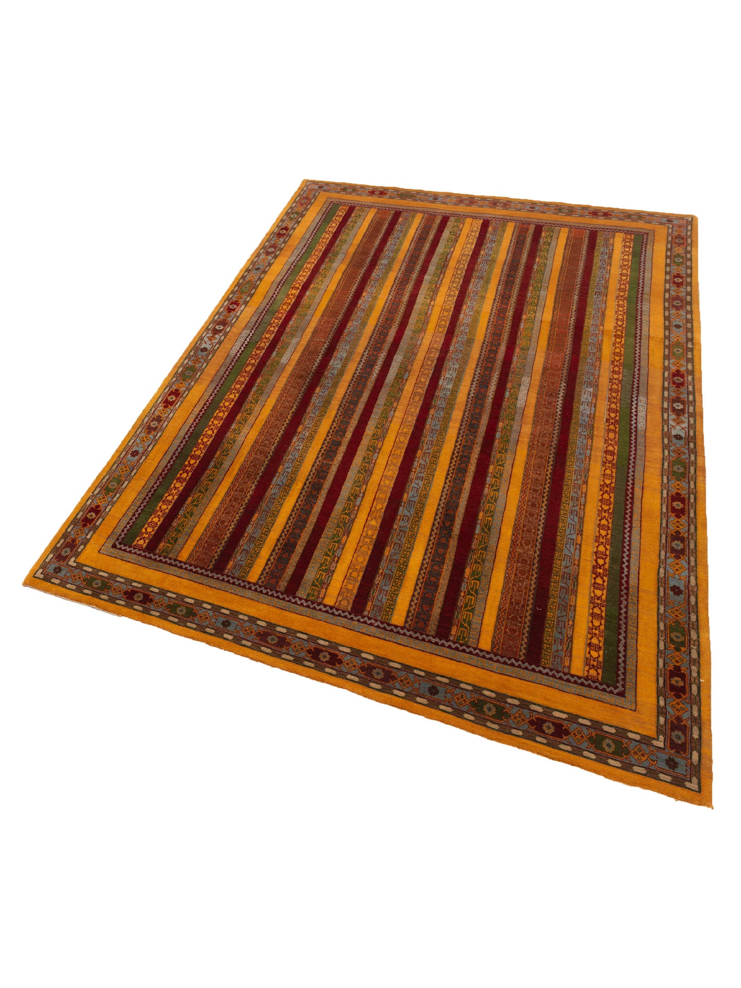 Shawl 112848 Multi 6.6x9.7 Hand Knotted Rug
