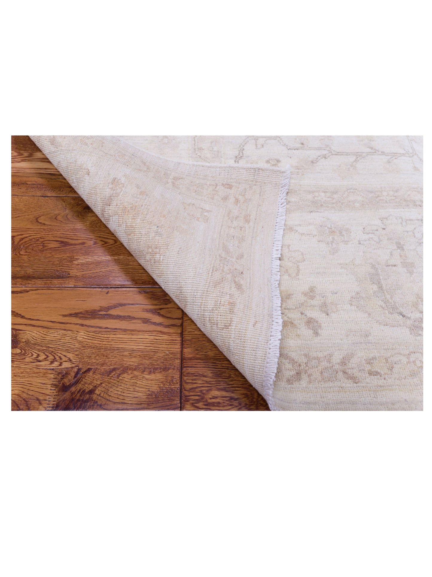 Laila 115278 Ivory Beige 8.2x10.2 Hand Knotted Rug