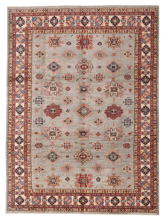 Nomad Kazak  Light Gray Ivory 