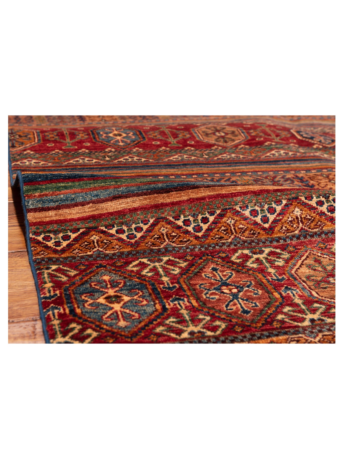 Khorjin 145481 Multi 5x6.8 Hand Knotted Rug