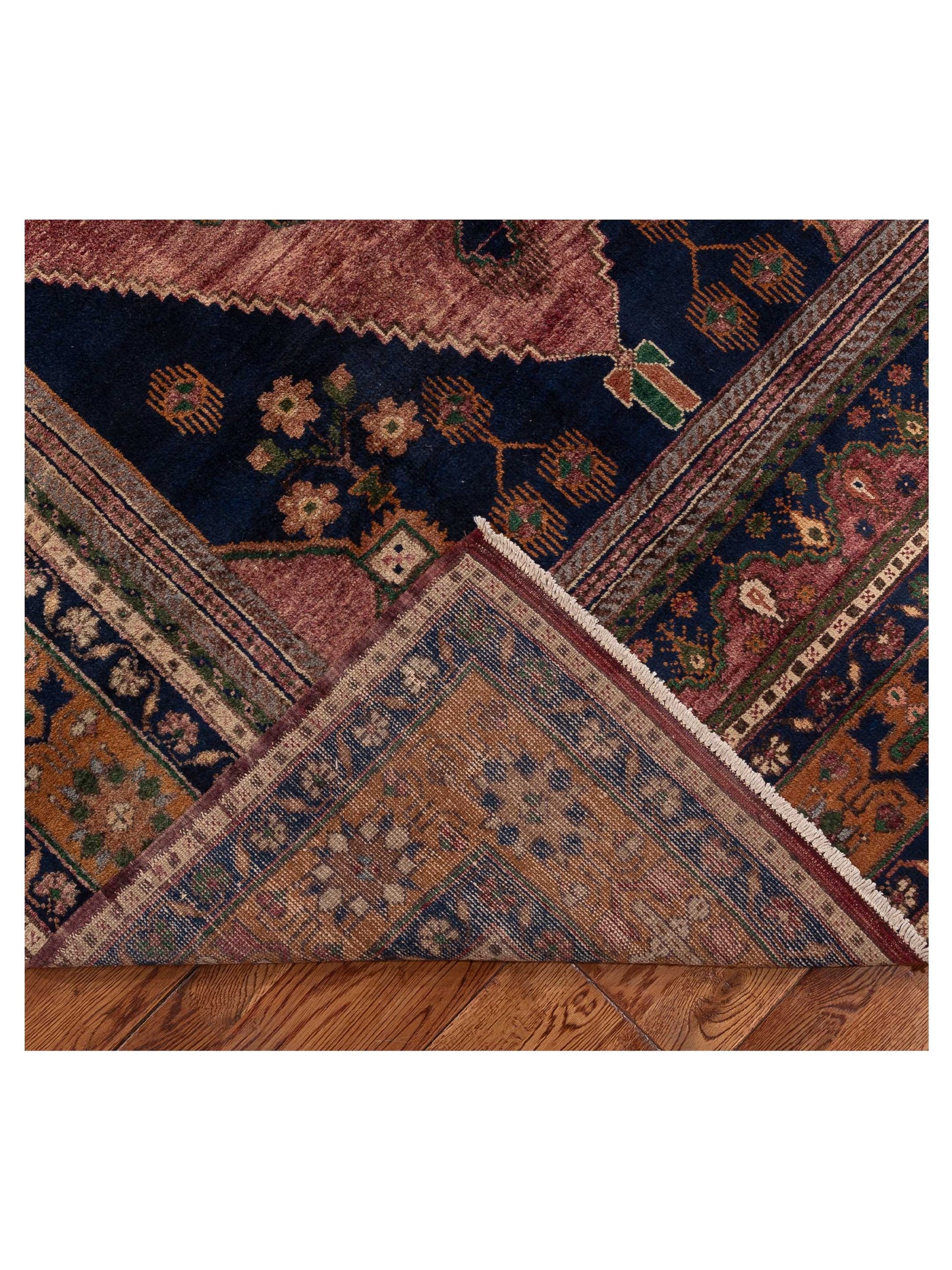 Old Anatolian 154138 Red Gold 5.3x10.1 Hand Knotted Rug
