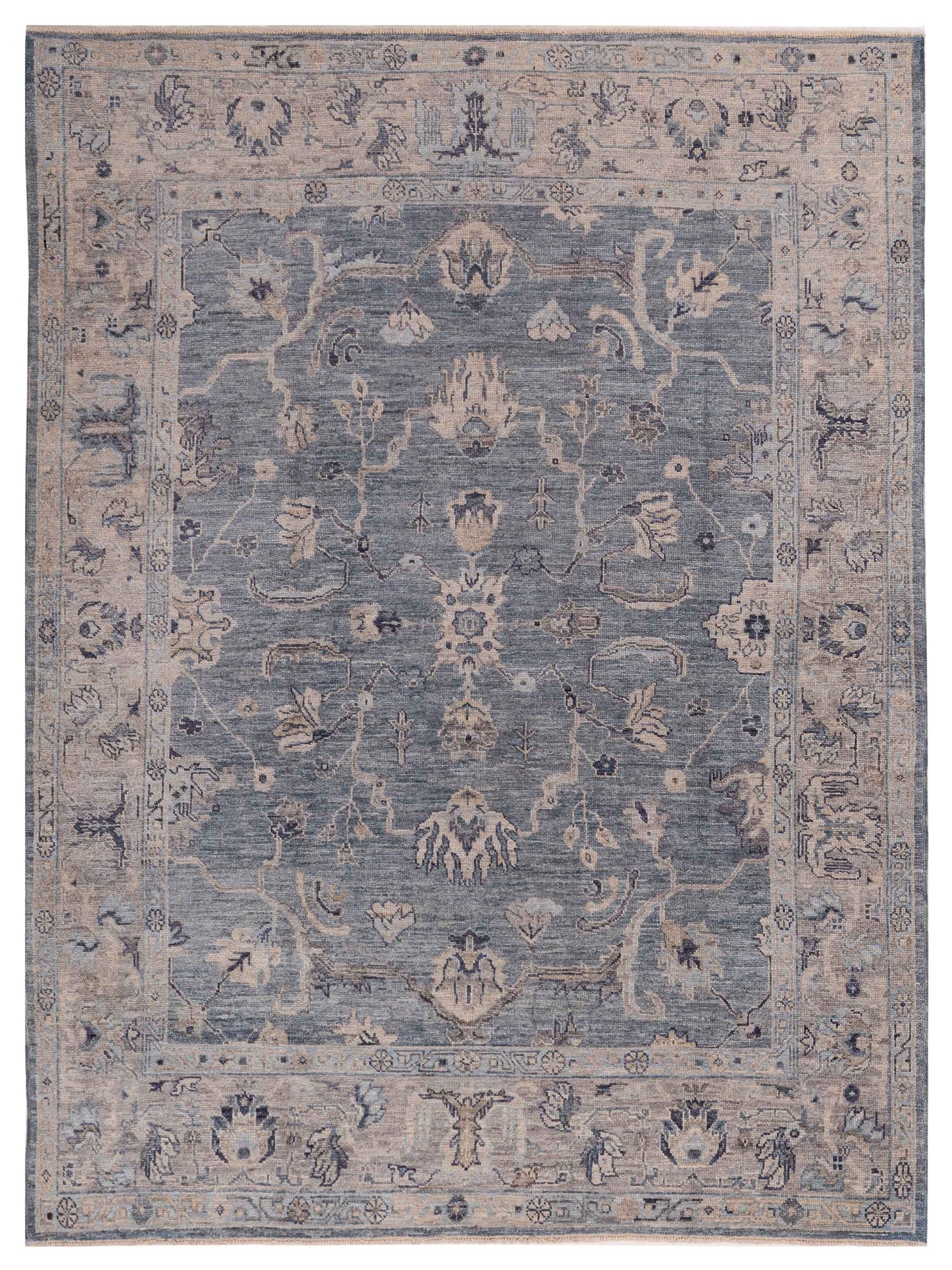Anadol Angora Oushak  Blue Gray Traditional