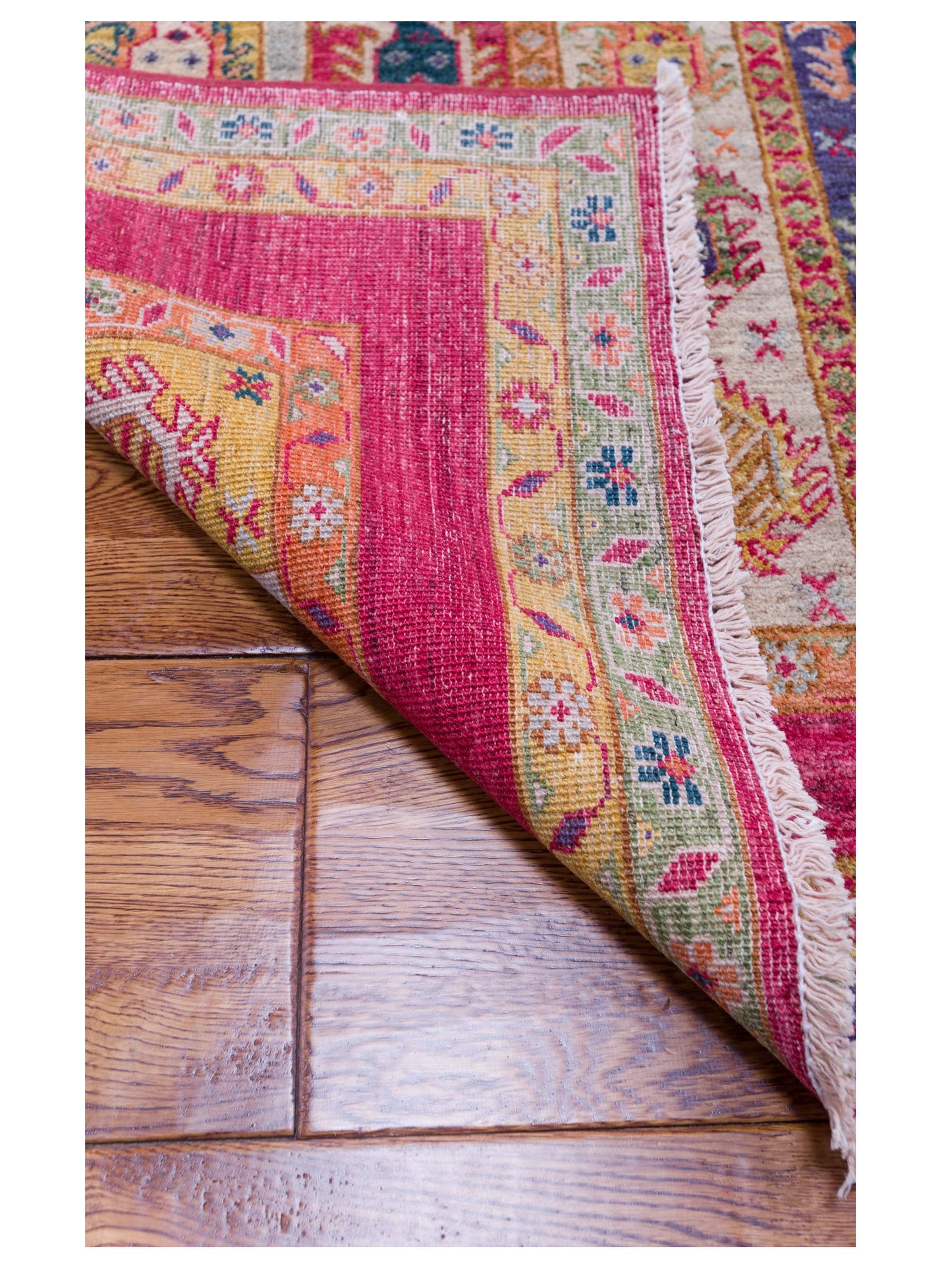 Shawl 126982 Multi 3.11x6 Hand Knotted Rug