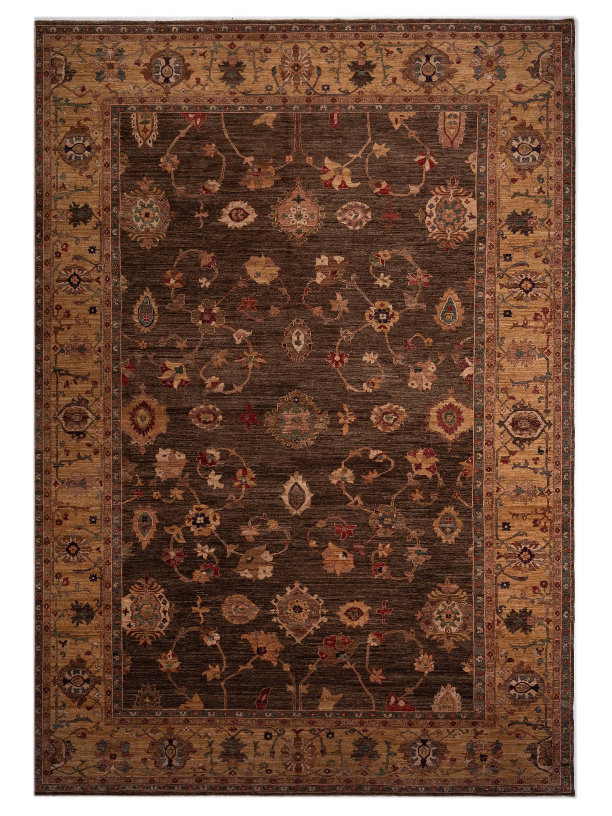 Pasha Elvan  Dark Brown Gold Traditional