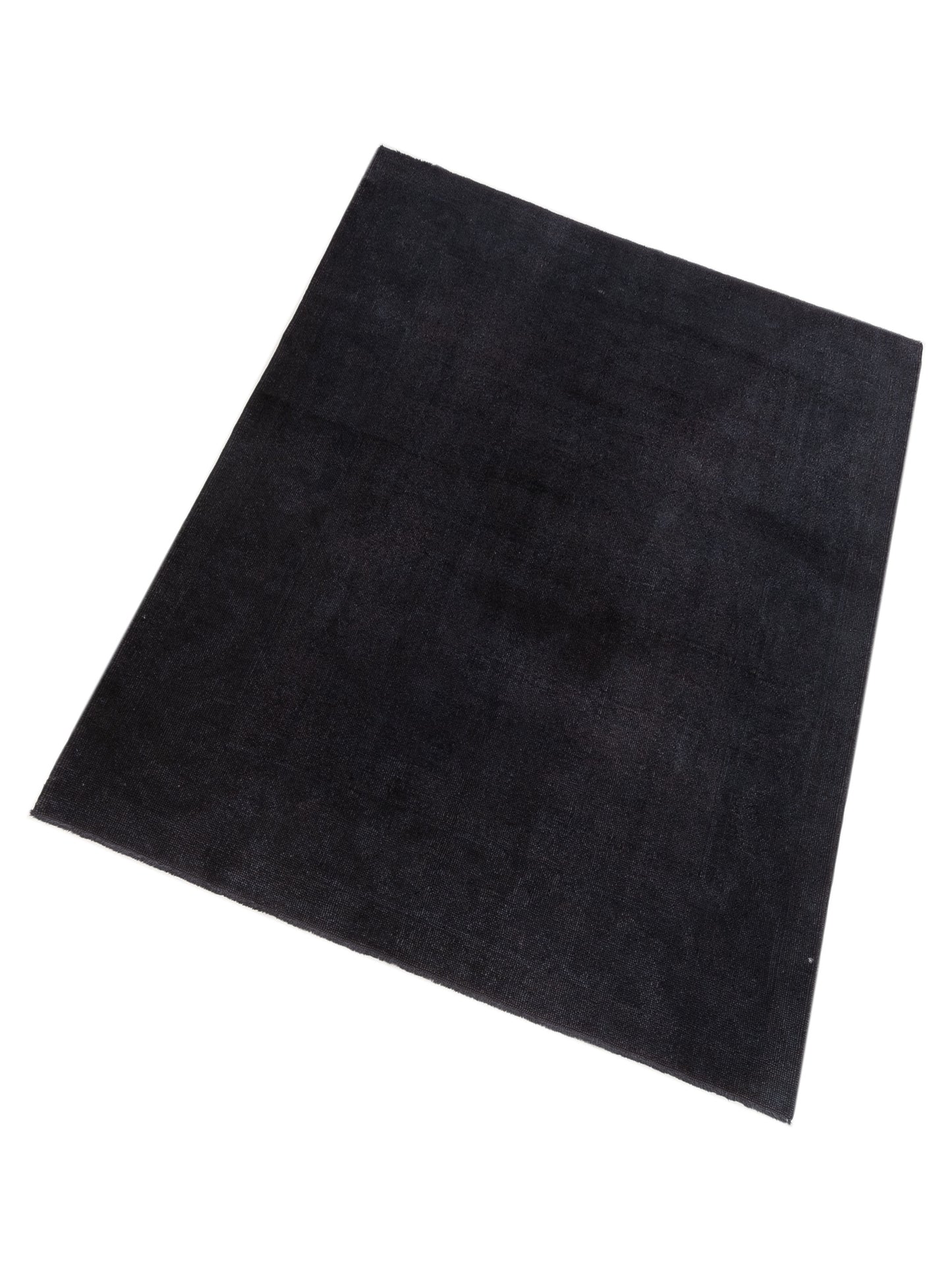 Vintage 97410 Black 6.11x8.11 Hand Knotted Rug