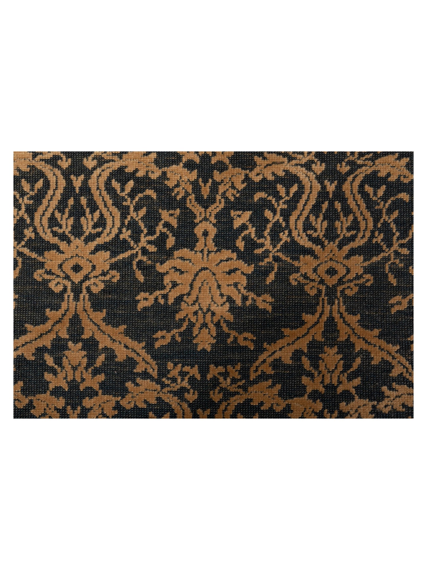 Antique Loom 107995 Blue Gold 6.8x9 Hand Knotted Rug