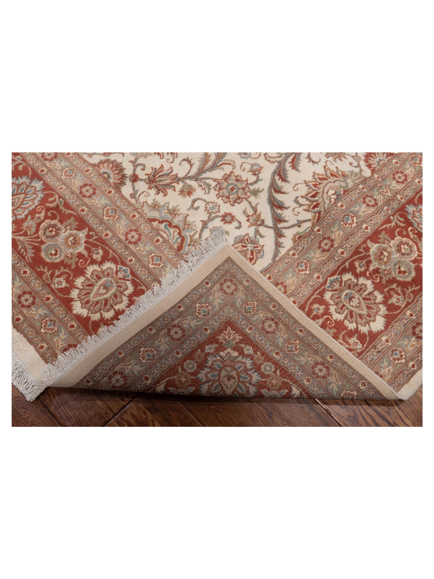 Magnolia 108822 Ivory Brick 8.1x9.11 Hand Knotted Rug