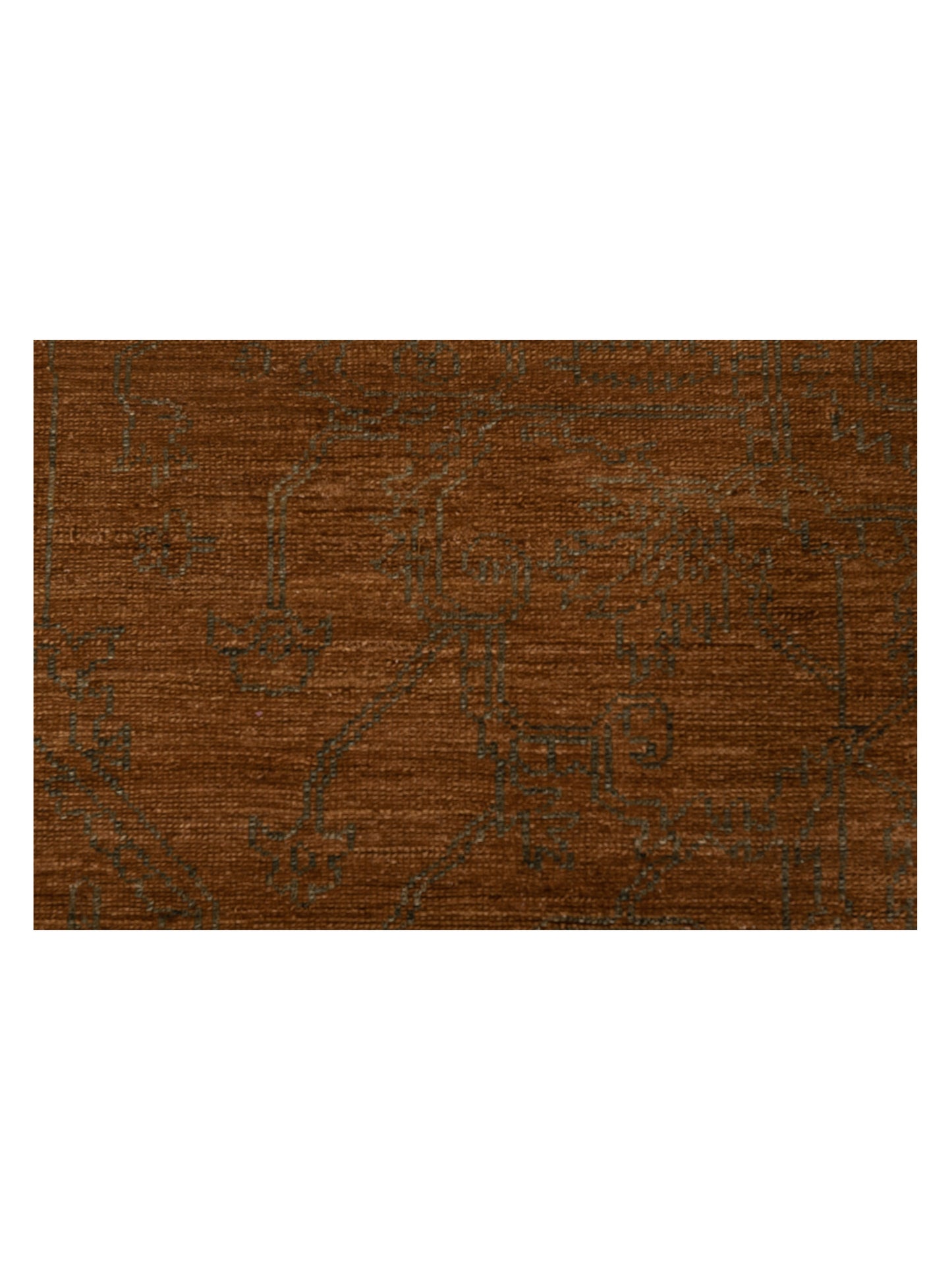 Defne Agate Brown Green 6.2x9 Hand Knotted Rug