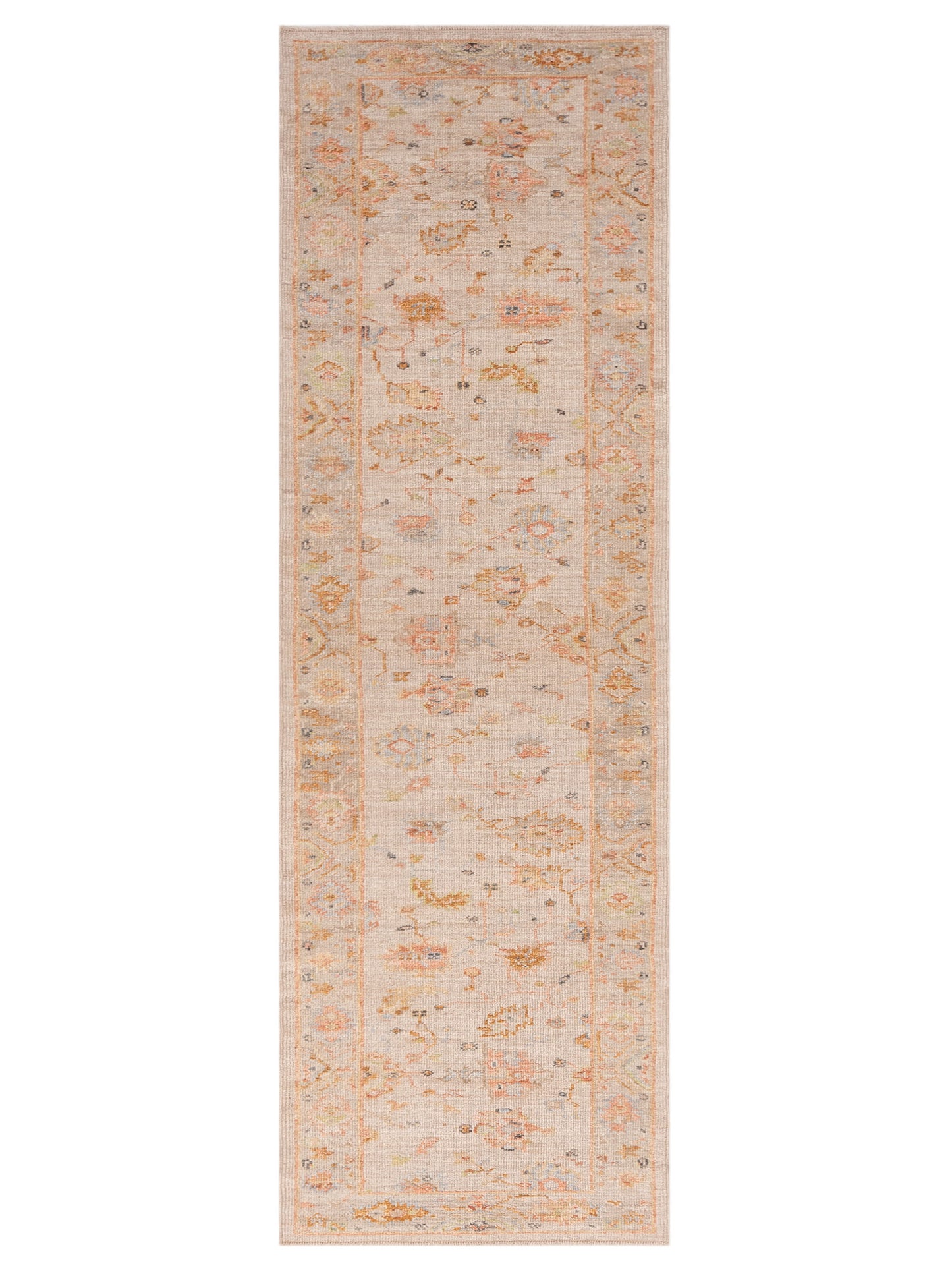 Anadol Angora Oushak  Beige Brown Traditional