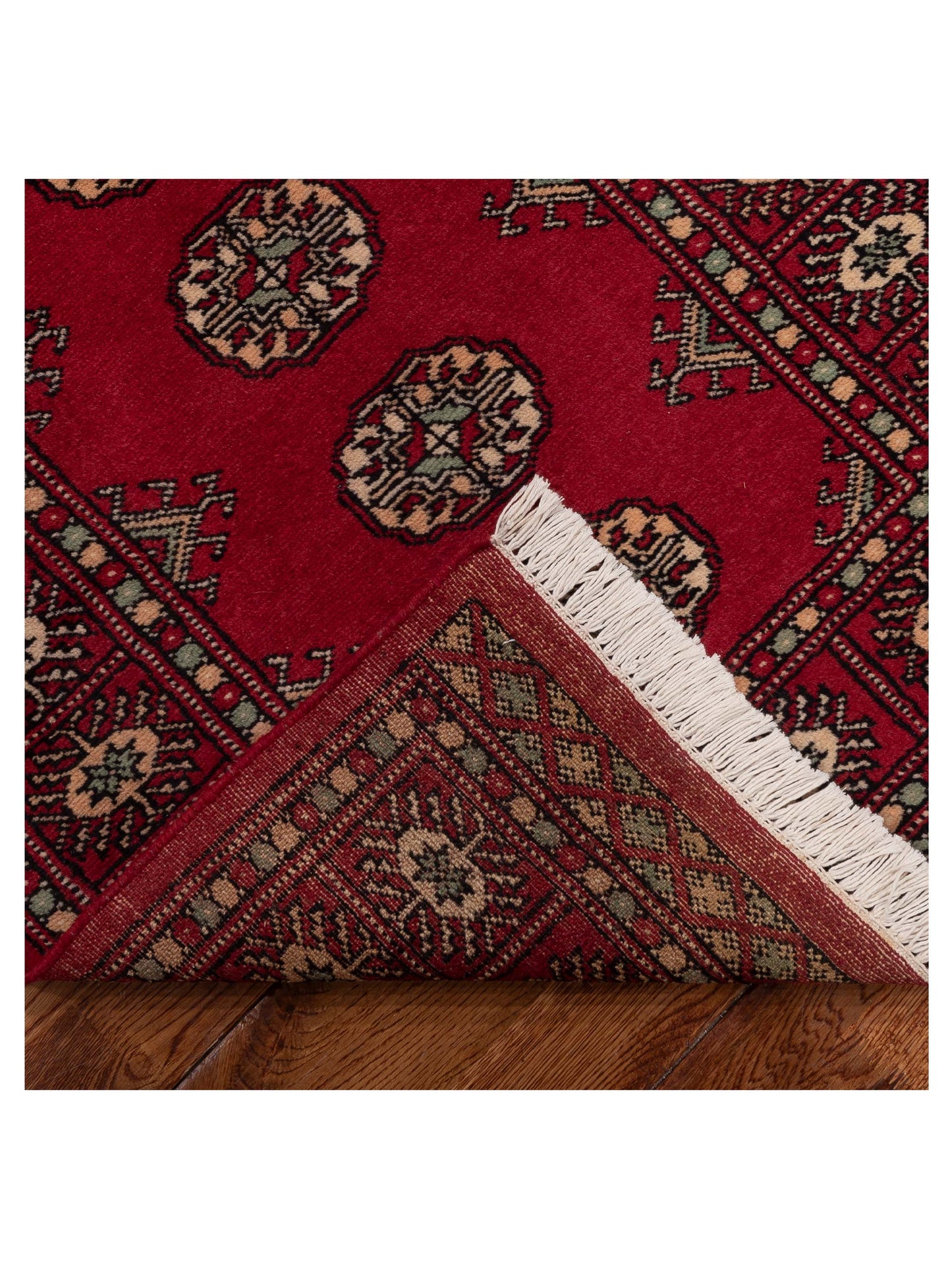 Bokhara 153422 Red Red 2.7x10.1 Hand Knotted Rug