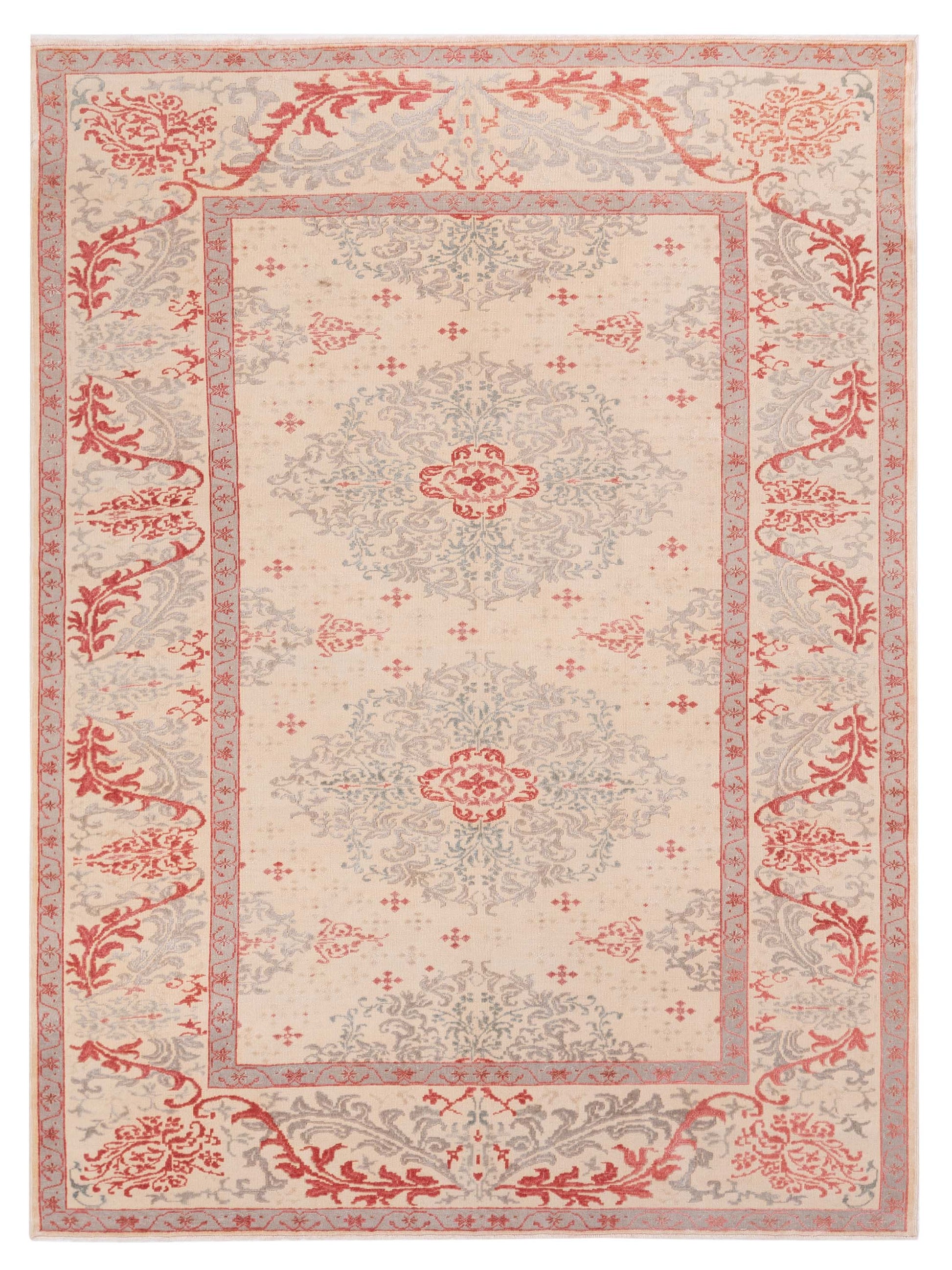 Pasha Antique Loom  Ivory Ivory Transitional