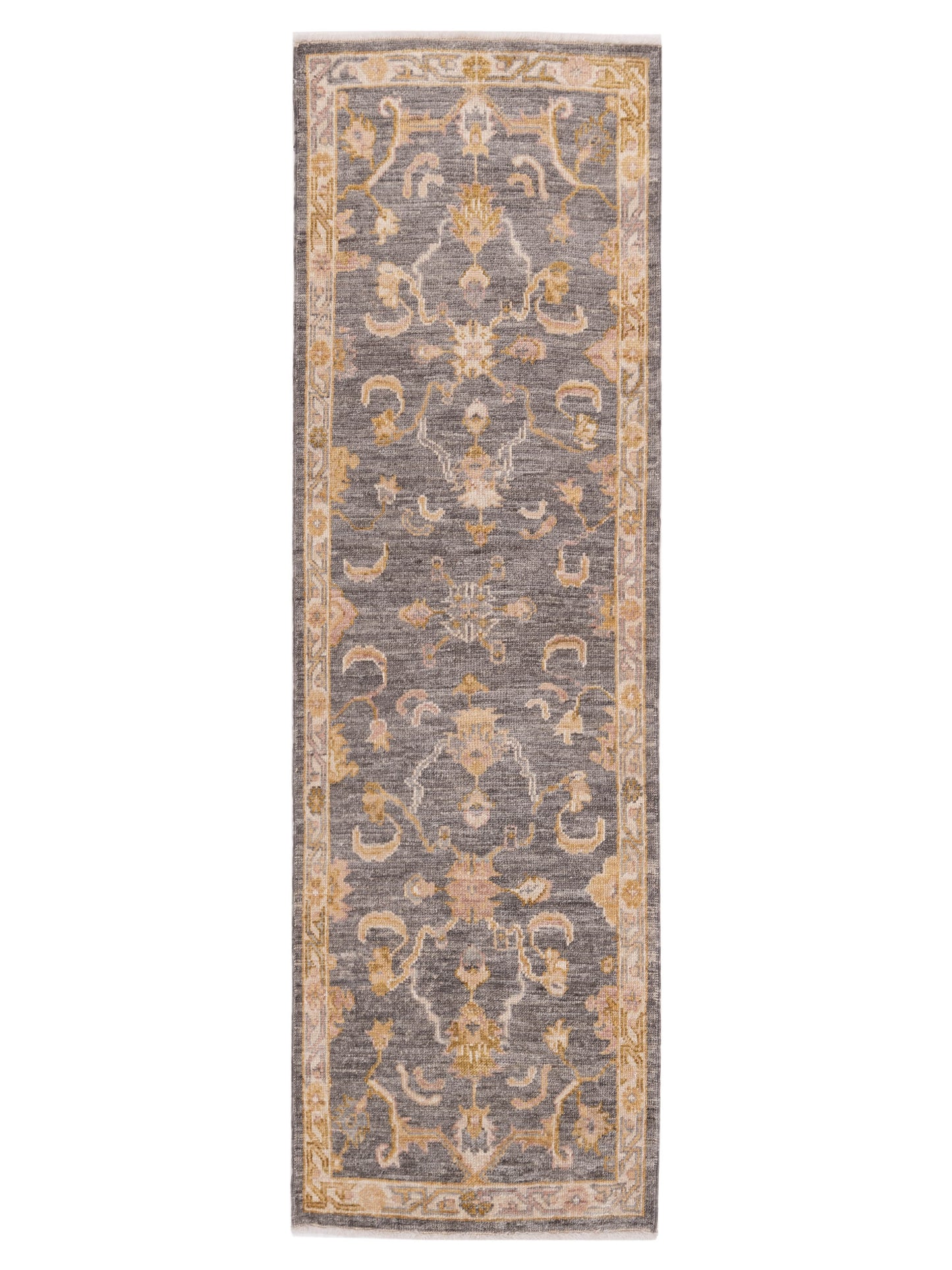 Anadol Angora Oushak  Gray Ivory Traditional