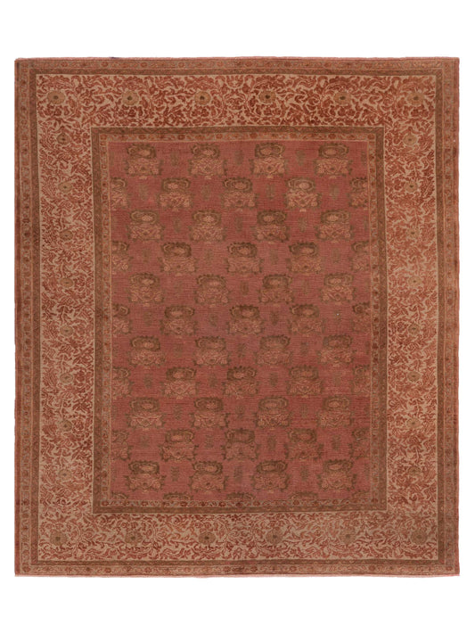 Pasha Antique Loom  Pink Ivory Traditional