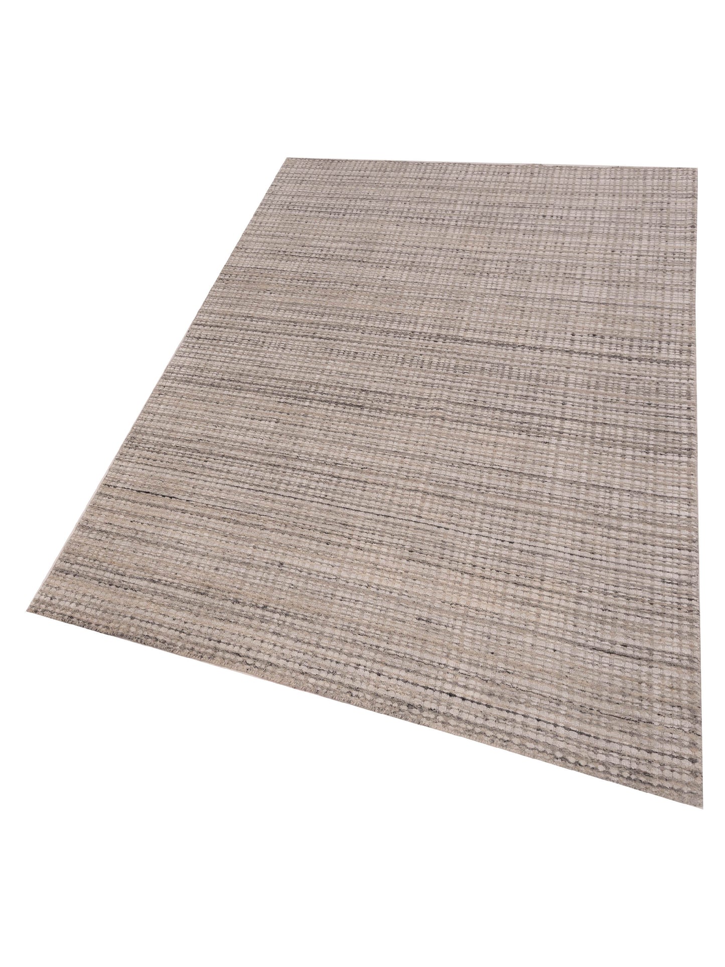 Himalayan 144680 Silver Gray 6.1x9.1 Hand Knotted Rug