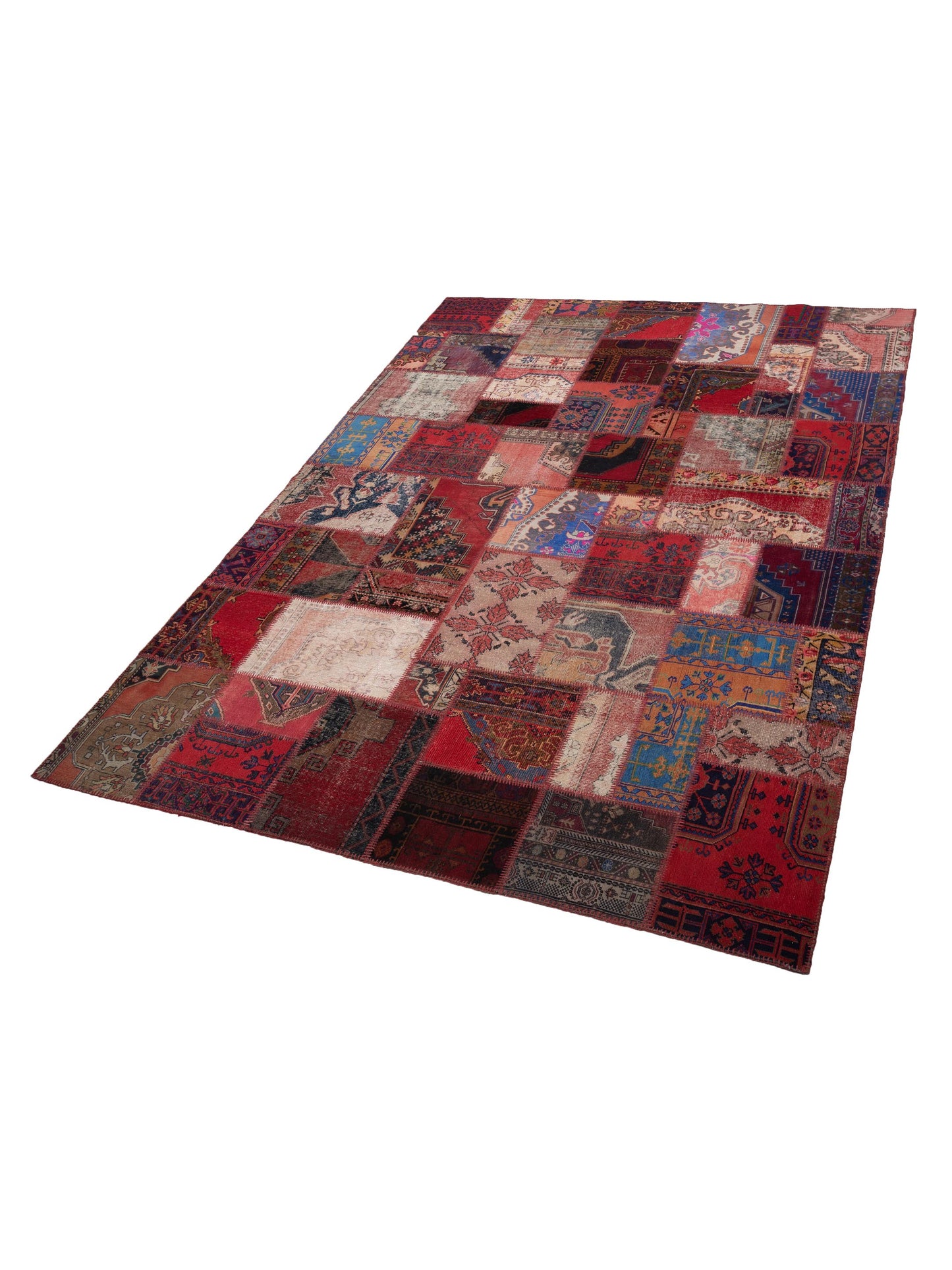 Turkish Vestige Patchwork 146048 Multi 10x13.11 Hand Knotted Rug