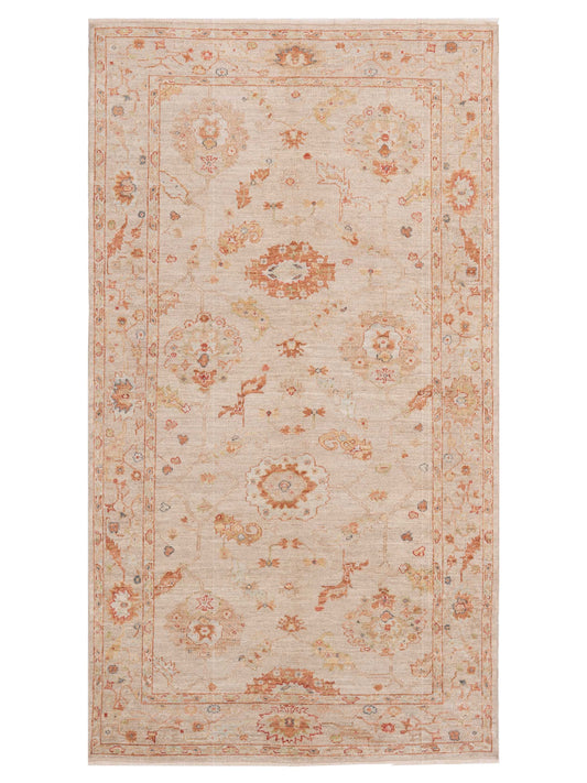 Anadol Angora Oushak  Ivory Silver Traditional