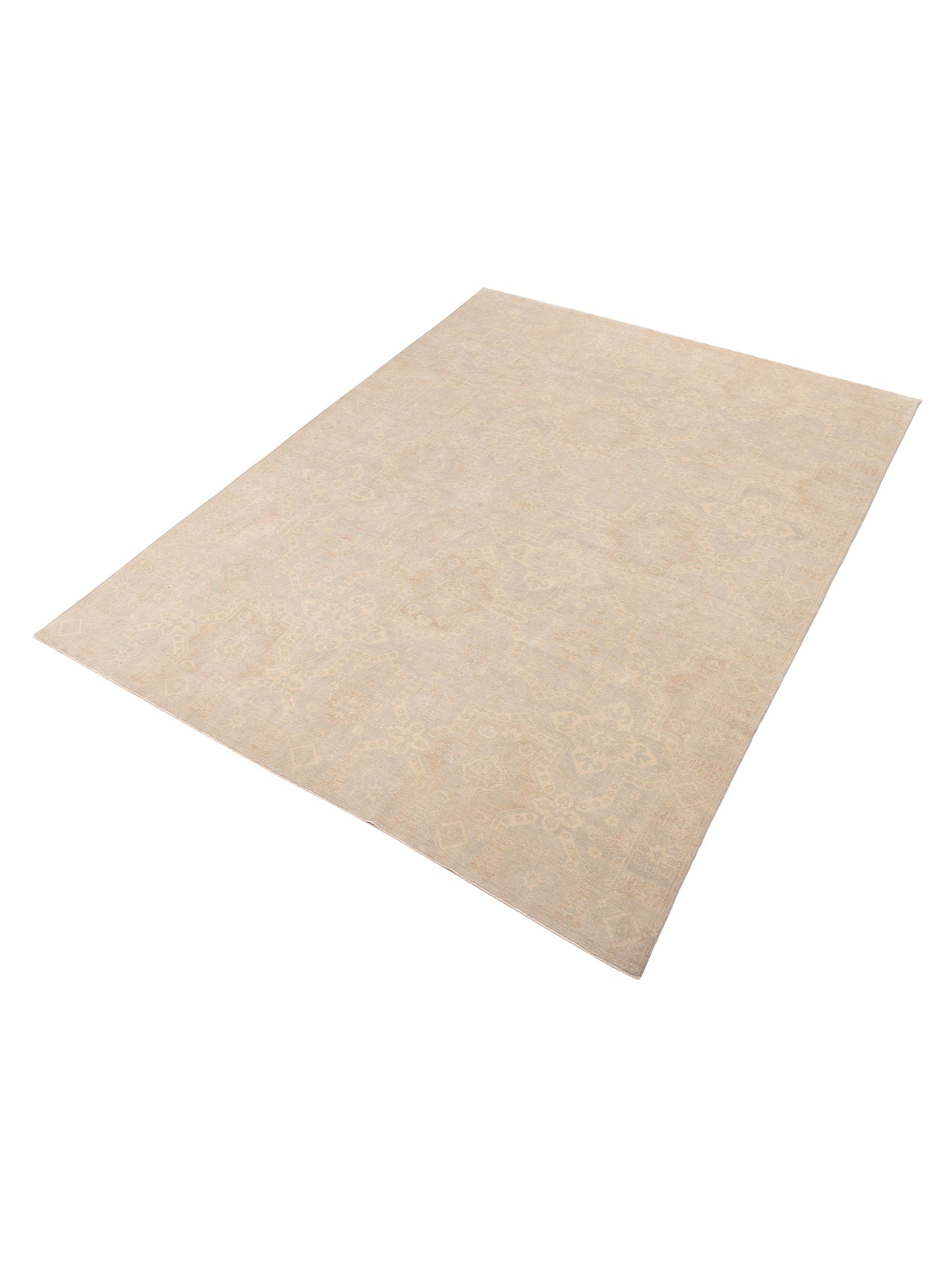 Andalusia 153637 Silver Green 10.2x13.6 Hand Knotted Rug