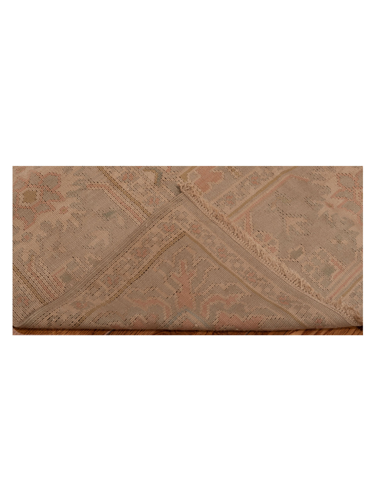 Transilvanian Kilim 69975 Light Brown Light Brown 9x11.9 Hand Woven Rug