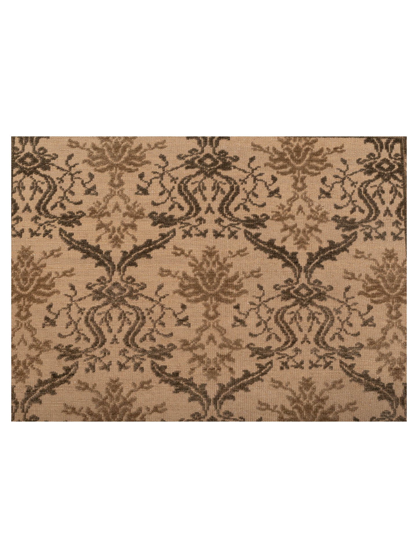Antique Loom 108027 Beige Green 4.2x5.10 Hand Knotted Rug