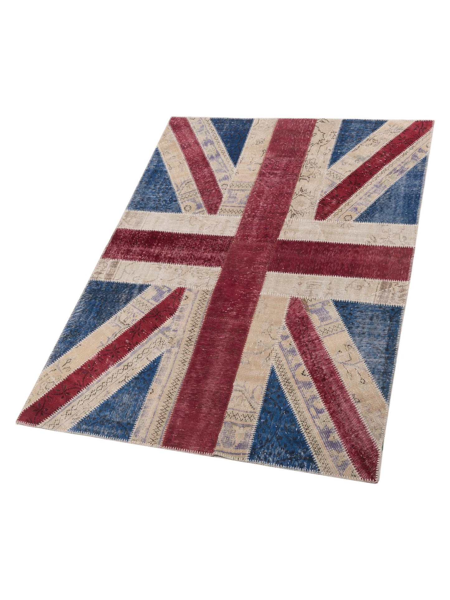 Turkish Vestige Patchwork 114925 Multi Multi 5.7x7.11 Hand Knotted Rug