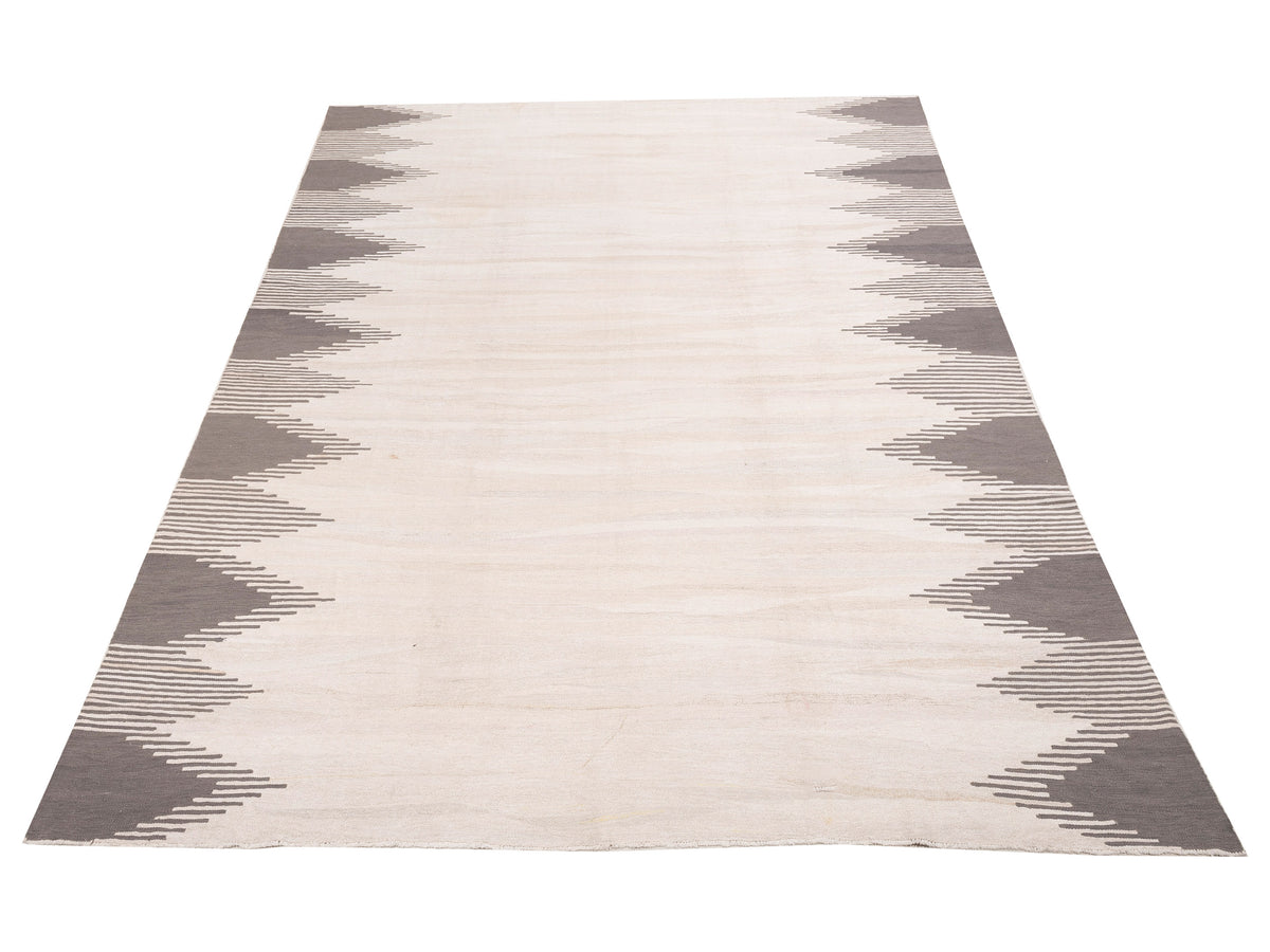 Aladdin 152614 Ivory Gray 10.8x14.2 Hand Woven Rug