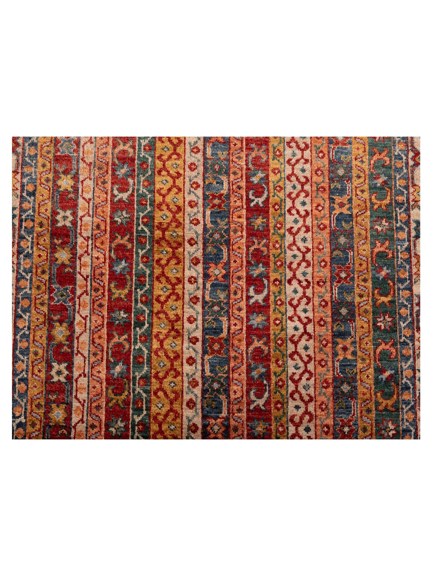 Shawl 148894 Multi Multi 4.1x5.10 Hand Knotted Rug