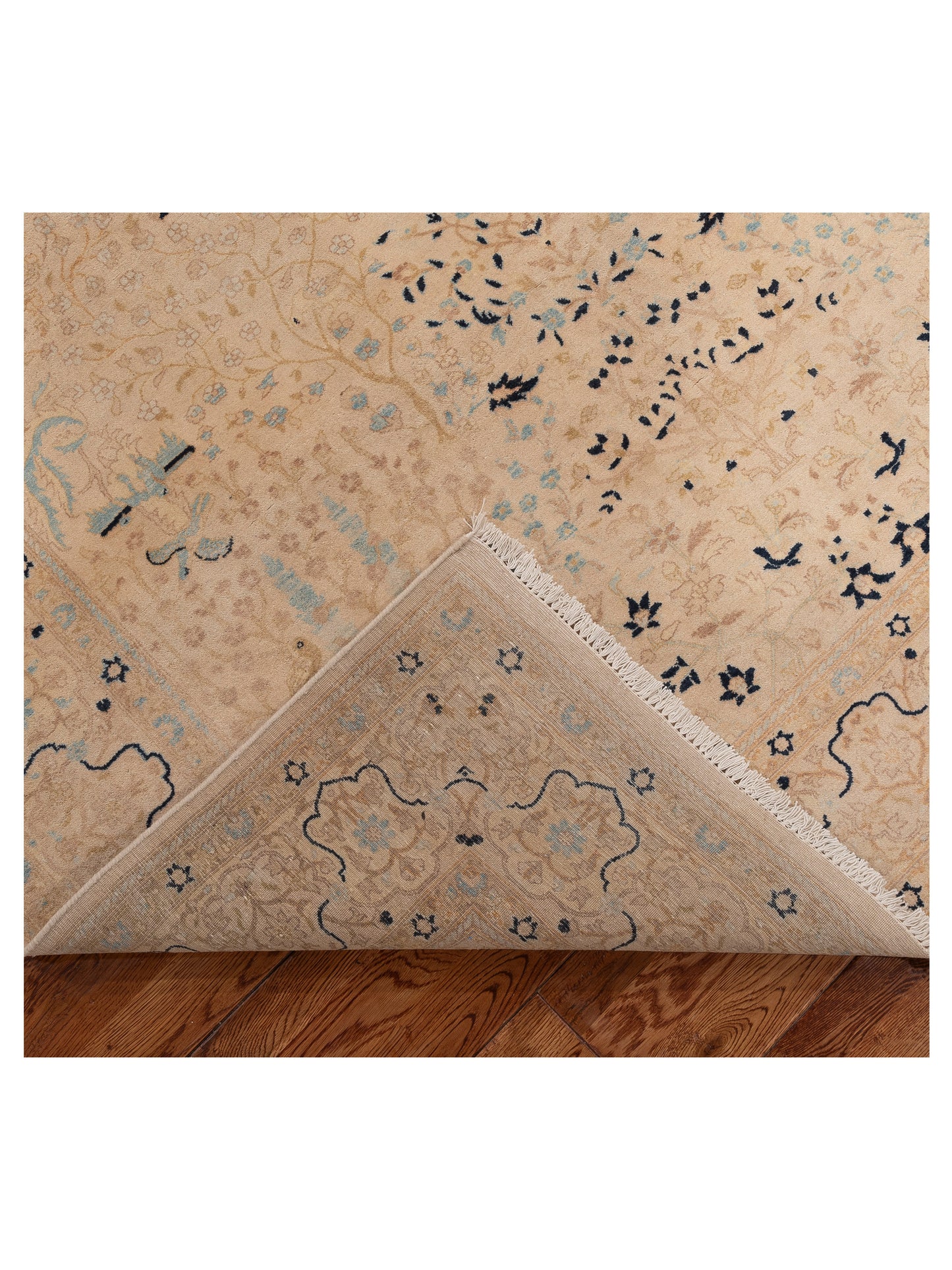 Haji Jalili 111354 Beige Beige 6.2x8.7 Hand Knotted Rug