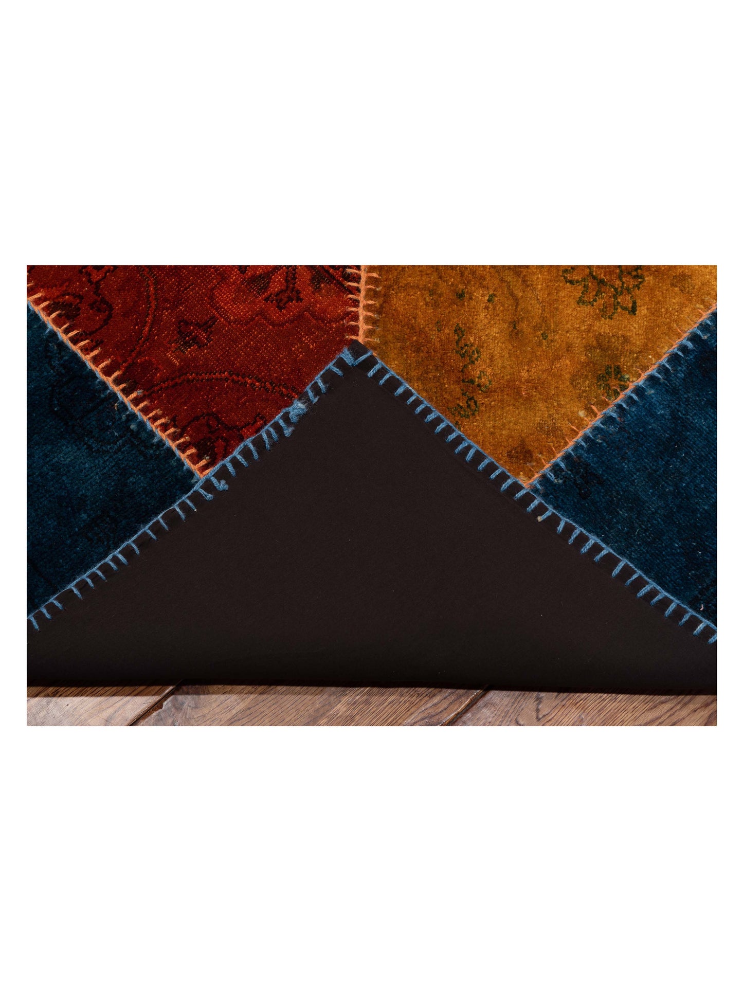 Turkish Vestige Patchwork 114249 Multi 10x10 Hand Knotted Rug