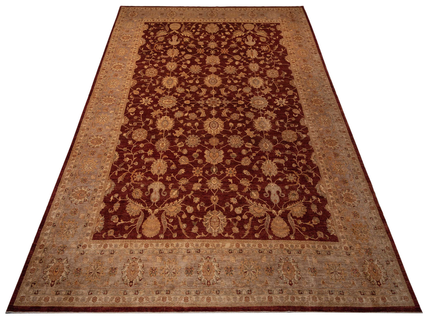 Sultan 96893 Red Light Brown 13.5x17.5 Hand Knotted Rug