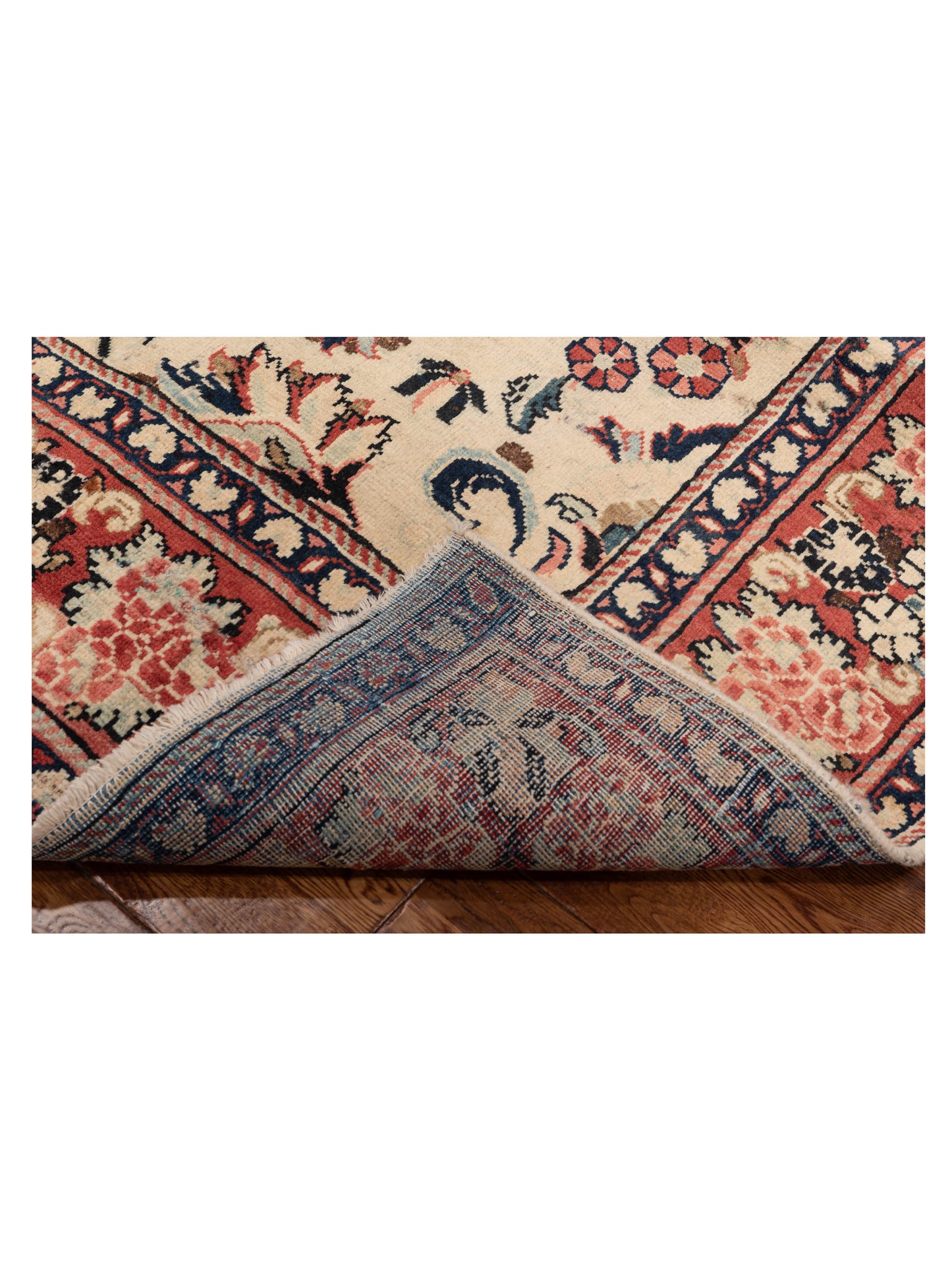 Persian 85773 Ivory Rust 6.10x10.9 Hand Knotted Rug