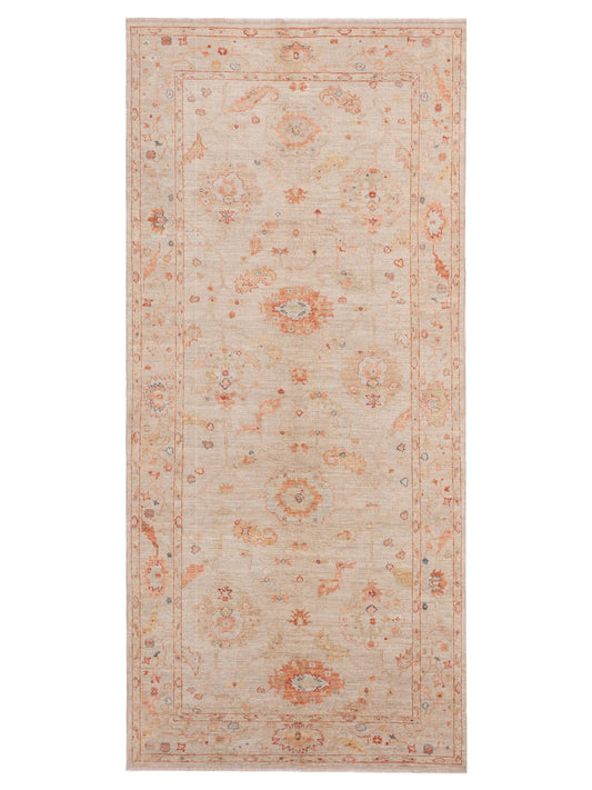 Anadol Angora Oushak  Ivory Silver Traditional